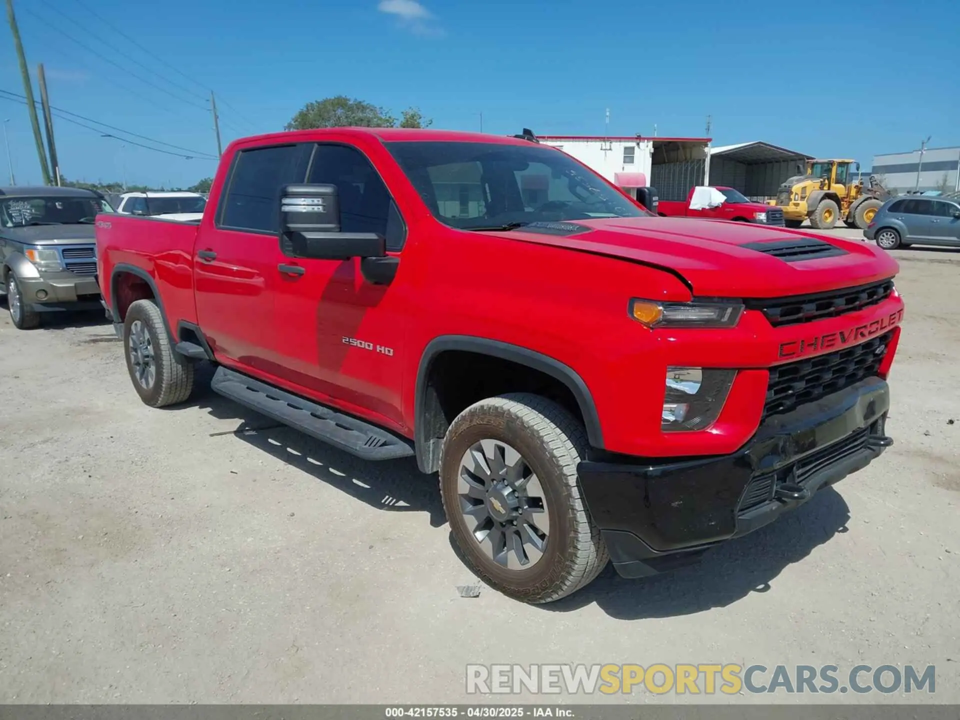 1 Photograph of a damaged car 1GC1YMEY1MF249025 CHEVROLET SILVERADO 2500HD 2021
