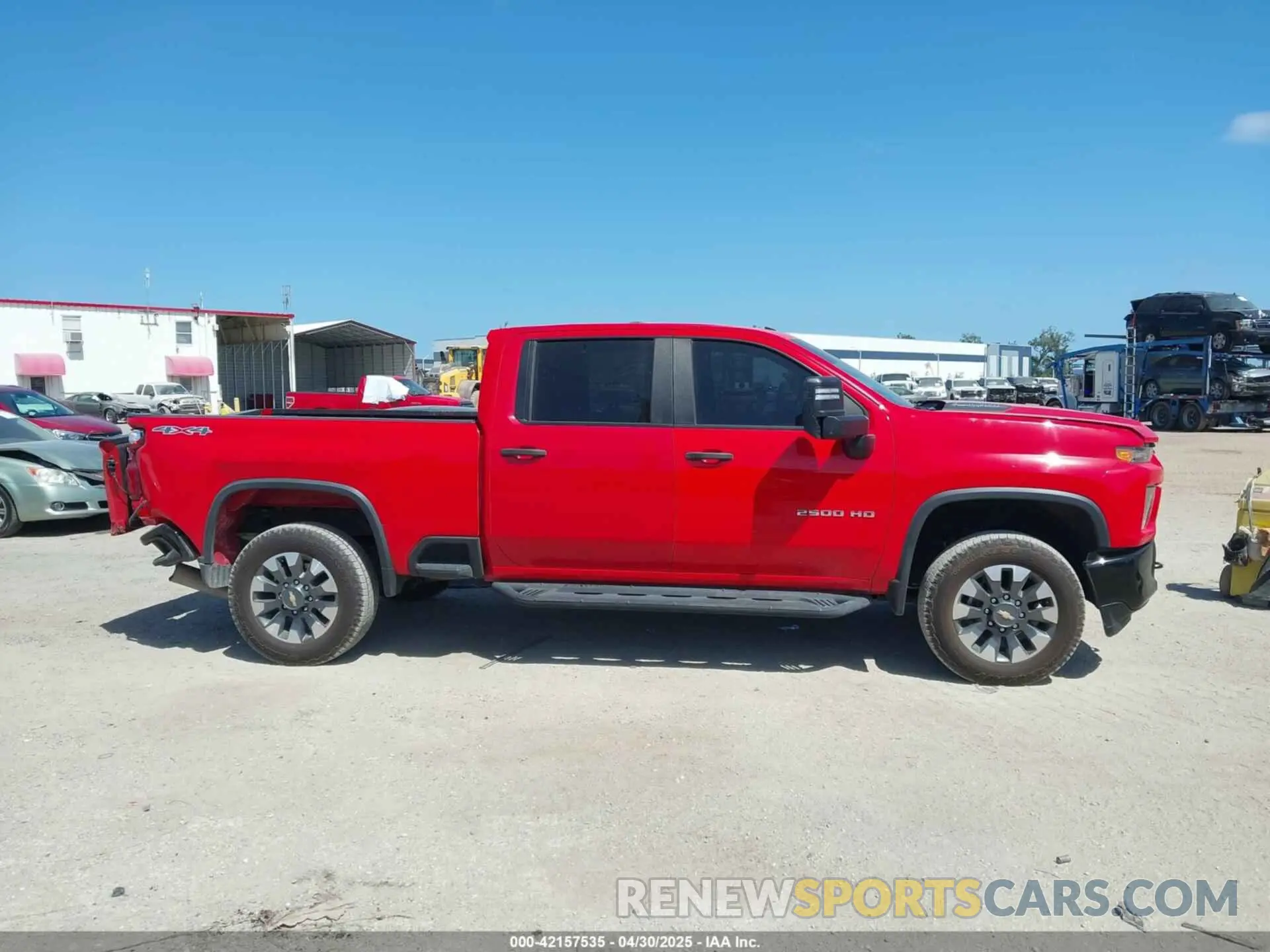 12 Photograph of a damaged car 1GC1YMEY1MF249025 CHEVROLET SILVERADO 2500HD 2021