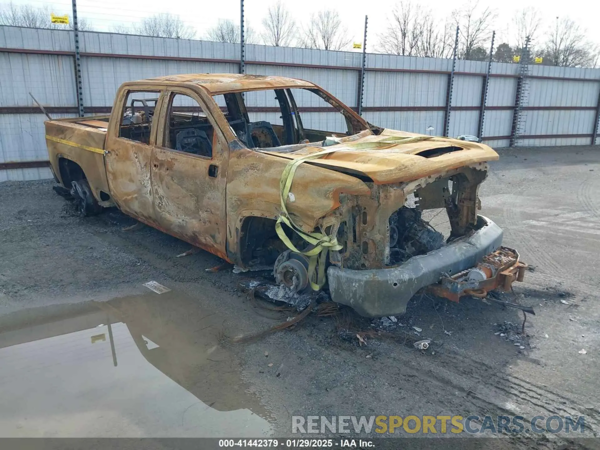 1 Photograph of a damaged car 1GC4YNEY1MF152295 CHEVROLET SILVERADO 2500HD 2021