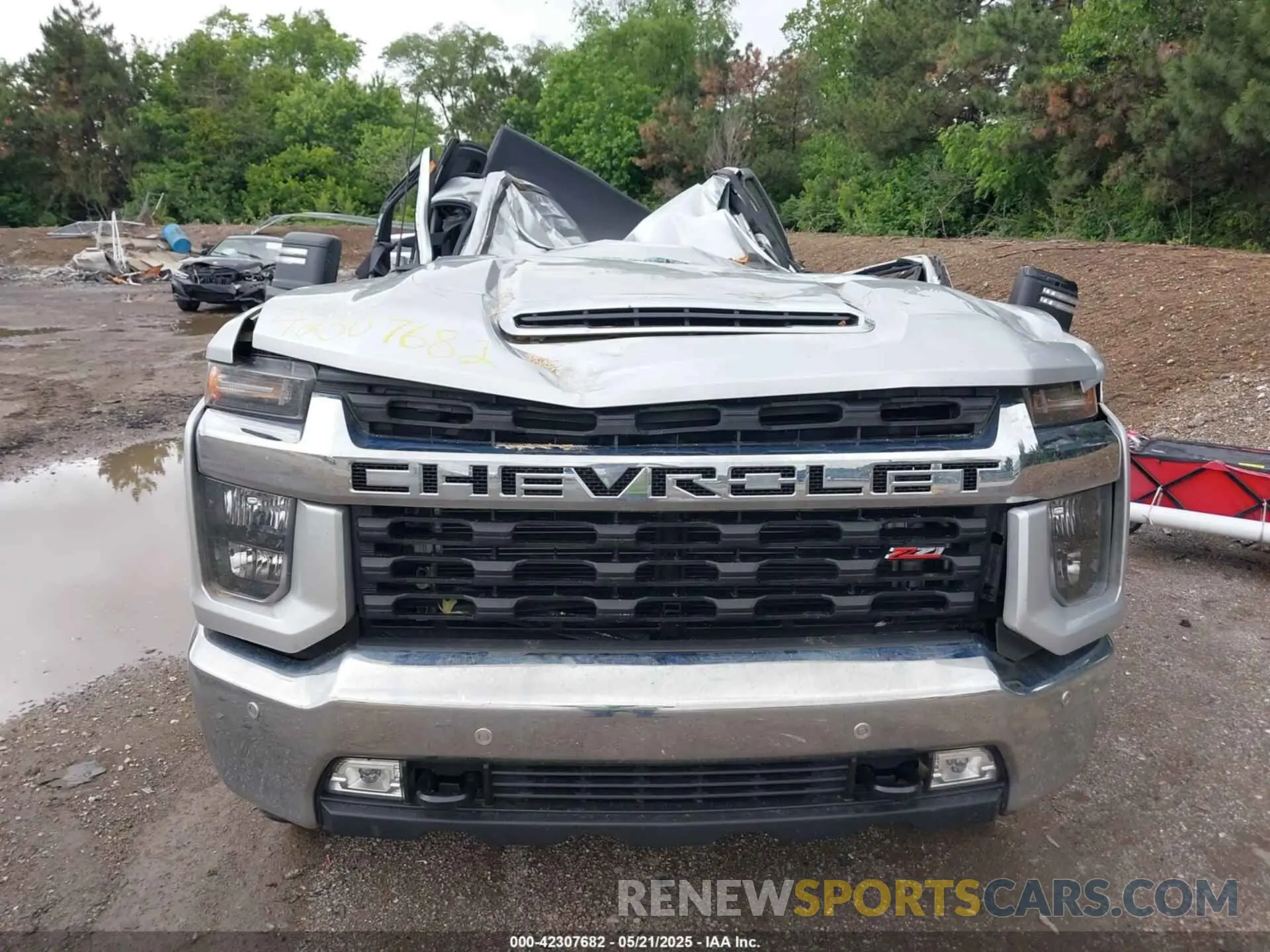 12 Фотография поврежденного автомобиля 1GC4YNEY8MF218924 CHEVROLET SILVERADO 2500HD 2021