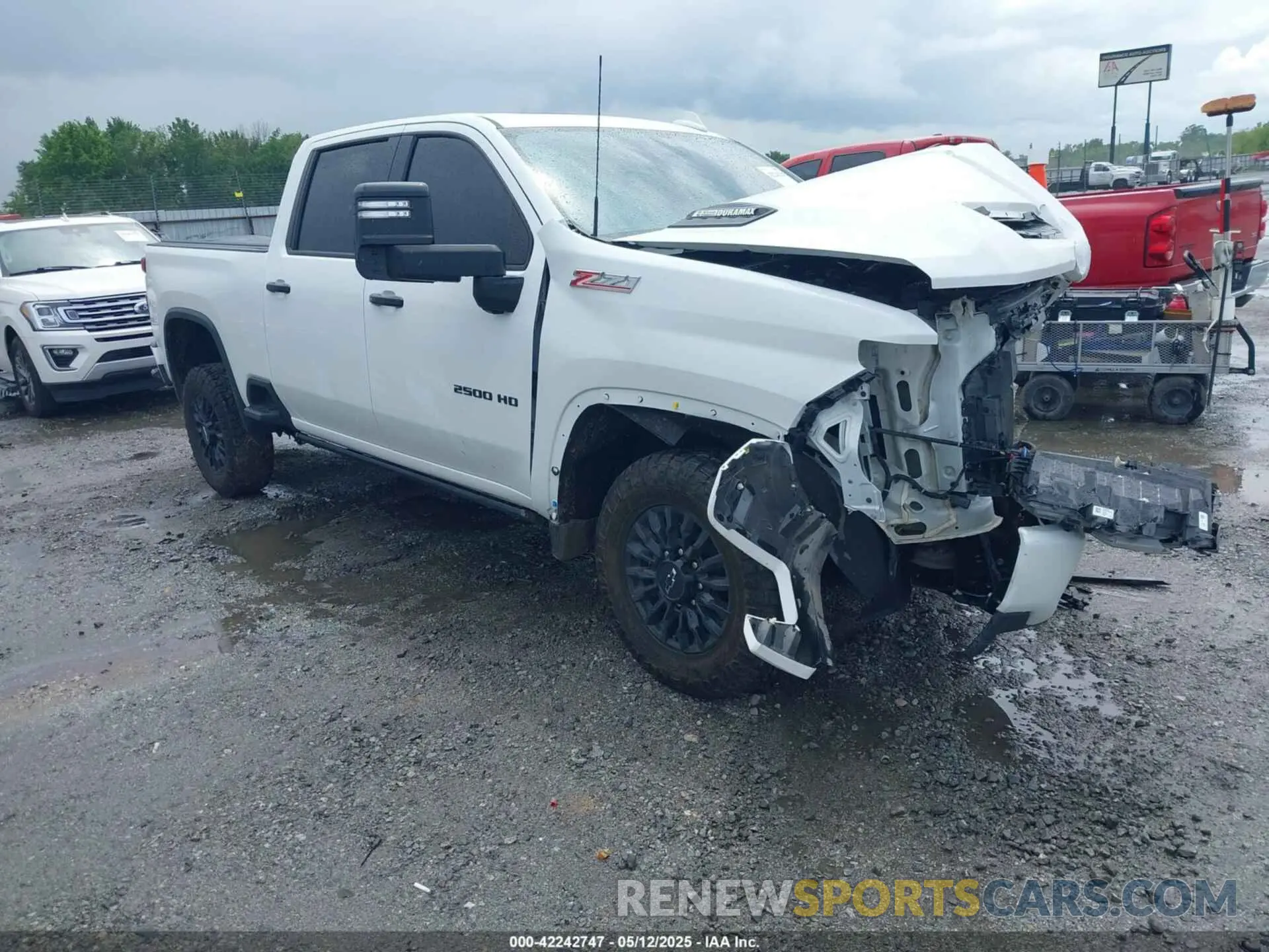 1 Фотография поврежденного автомобиля 1GC4YPEY3MF239790 CHEVROLET SILVERADO 2500HD 2021