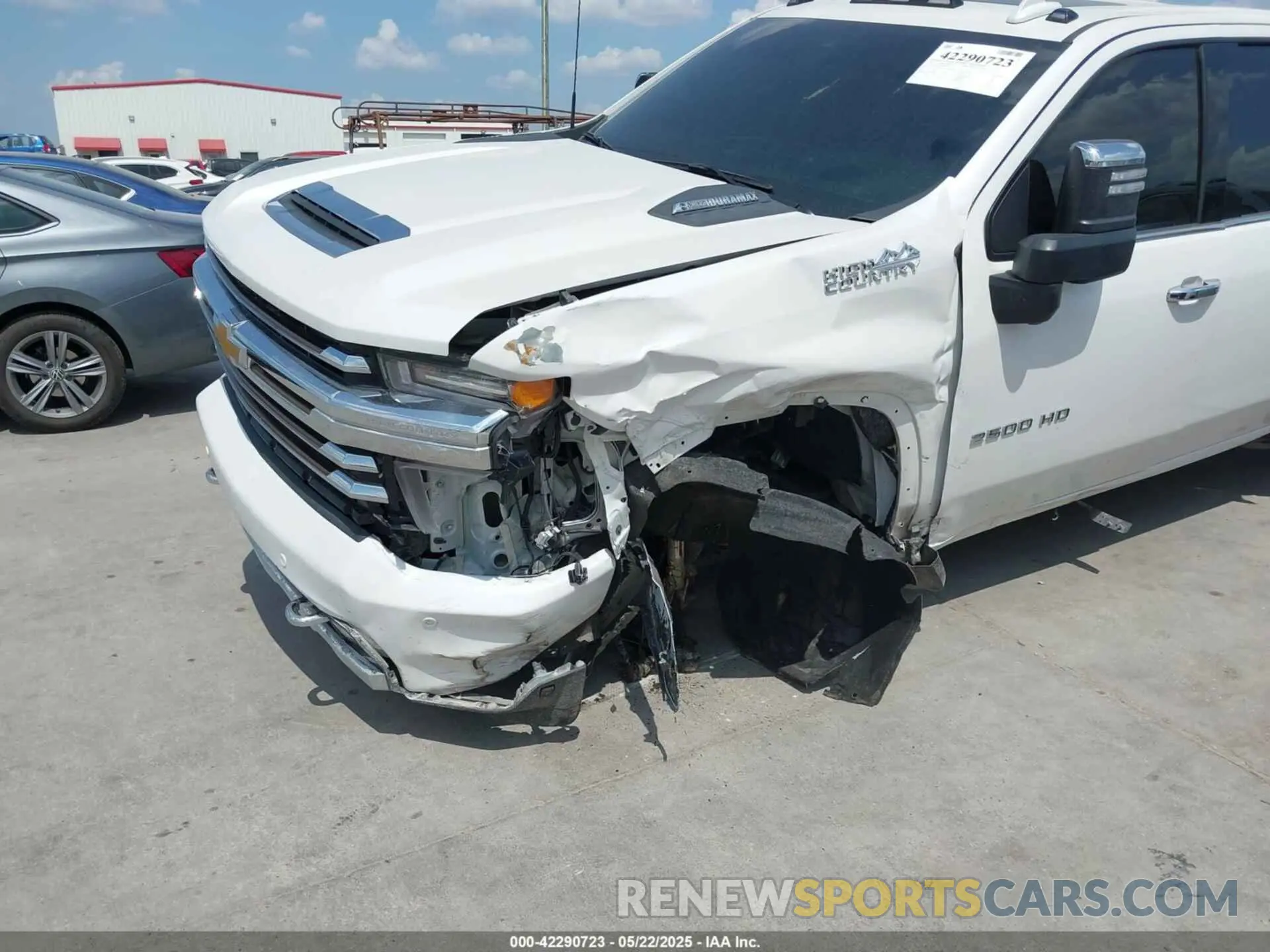 11 Photograph of a damaged car 1GC4YREY1MF242957 CHEVROLET SILVERADO 2500HD 2021