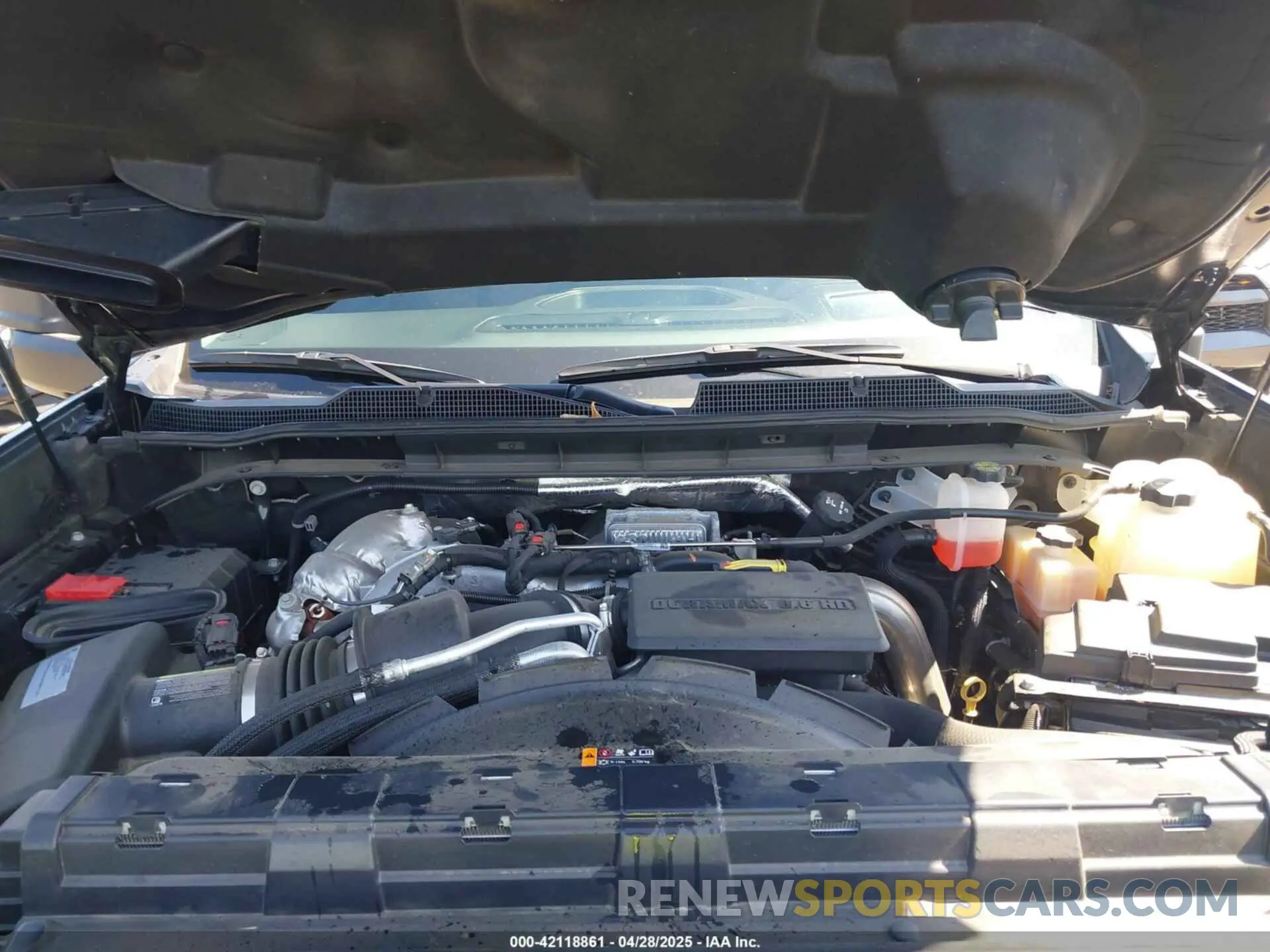9 Photograph of a damaged car 1GC4YREY7MF208926 CHEVROLET SILVERADO 2500HD 2021