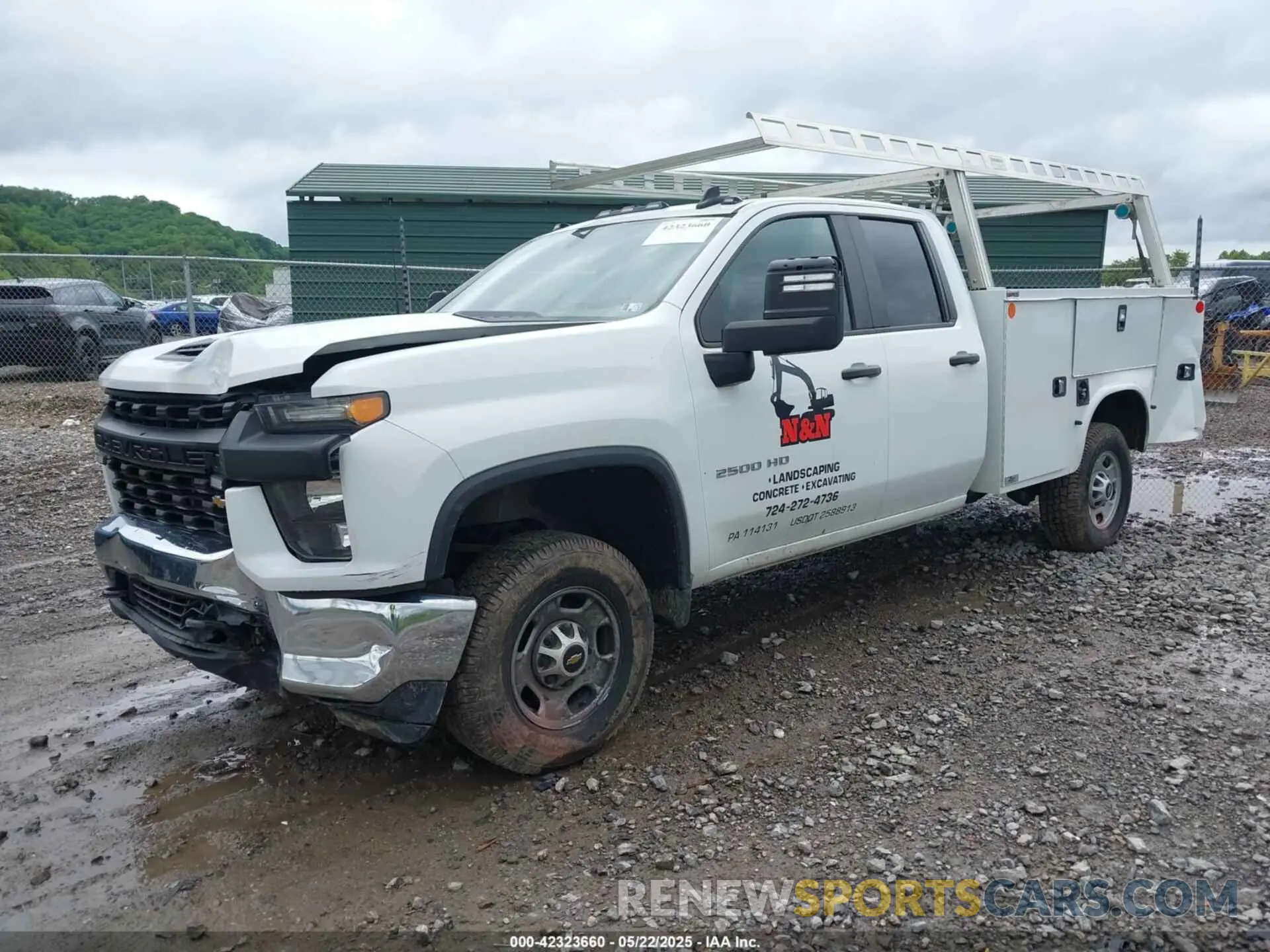 2 Фотография поврежденного автомобиля 1GB2YLE73NF247823 CHEVROLET SILVERADO 2500HD 2022