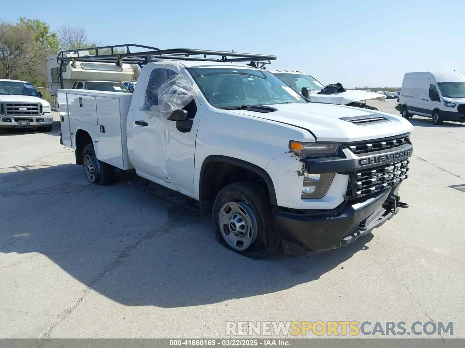 1 Photograph of a damaged car 1GC0WLE7XNF327869 CHEVROLET SILVERADO 2500HD 2022