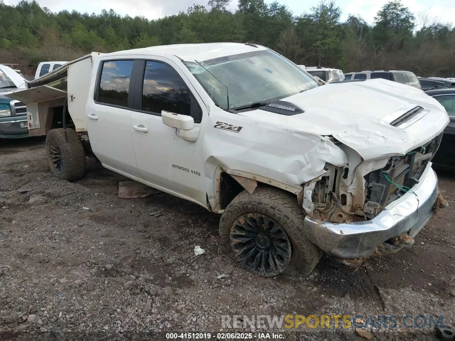 1 Photograph of a damaged car 1GC1YNEY7NF246461 CHEVROLET SILVERADO 2500HD 2022