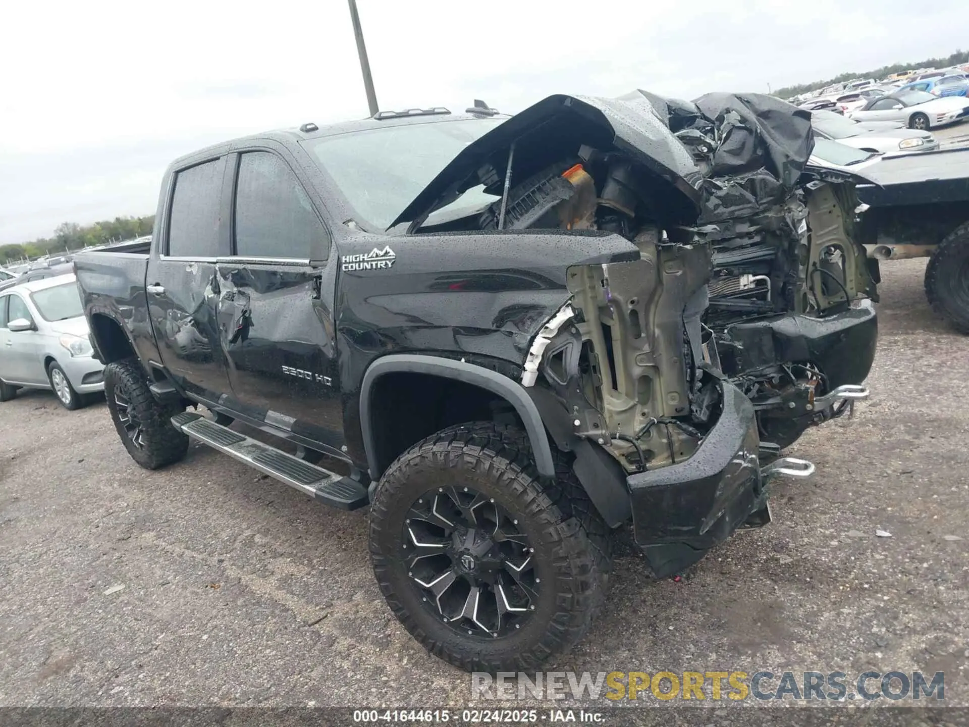 1 Photograph of a damaged car 1GC1YREY4NF132876 CHEVROLET SILVERADO 2500HD 2022