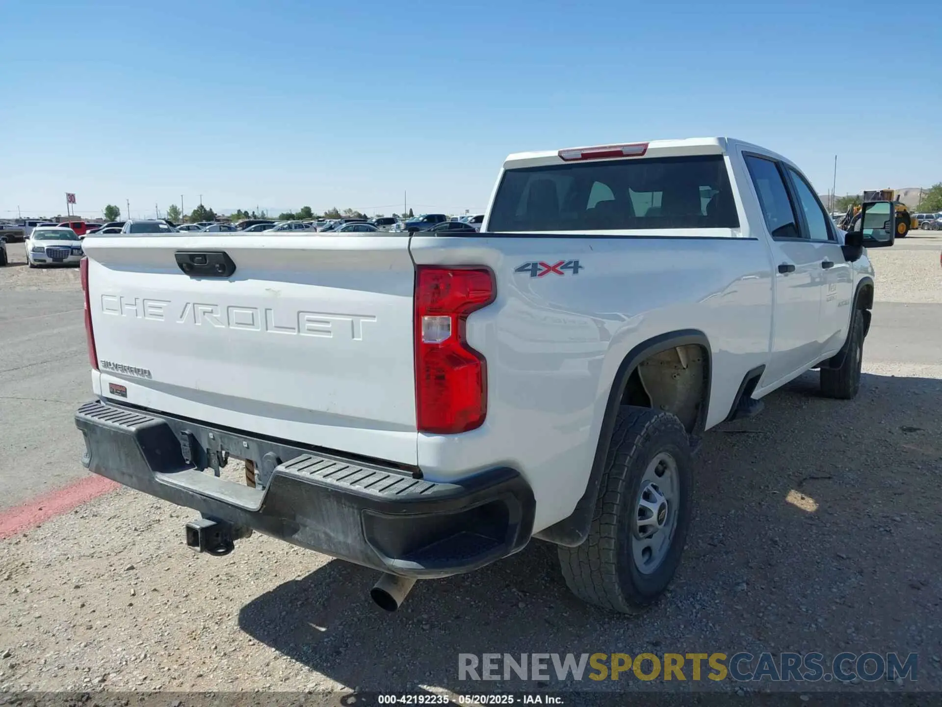 4 Фотография поврежденного автомобиля 1GC4YLE76NF224170 CHEVROLET SILVERADO 2500HD 2022