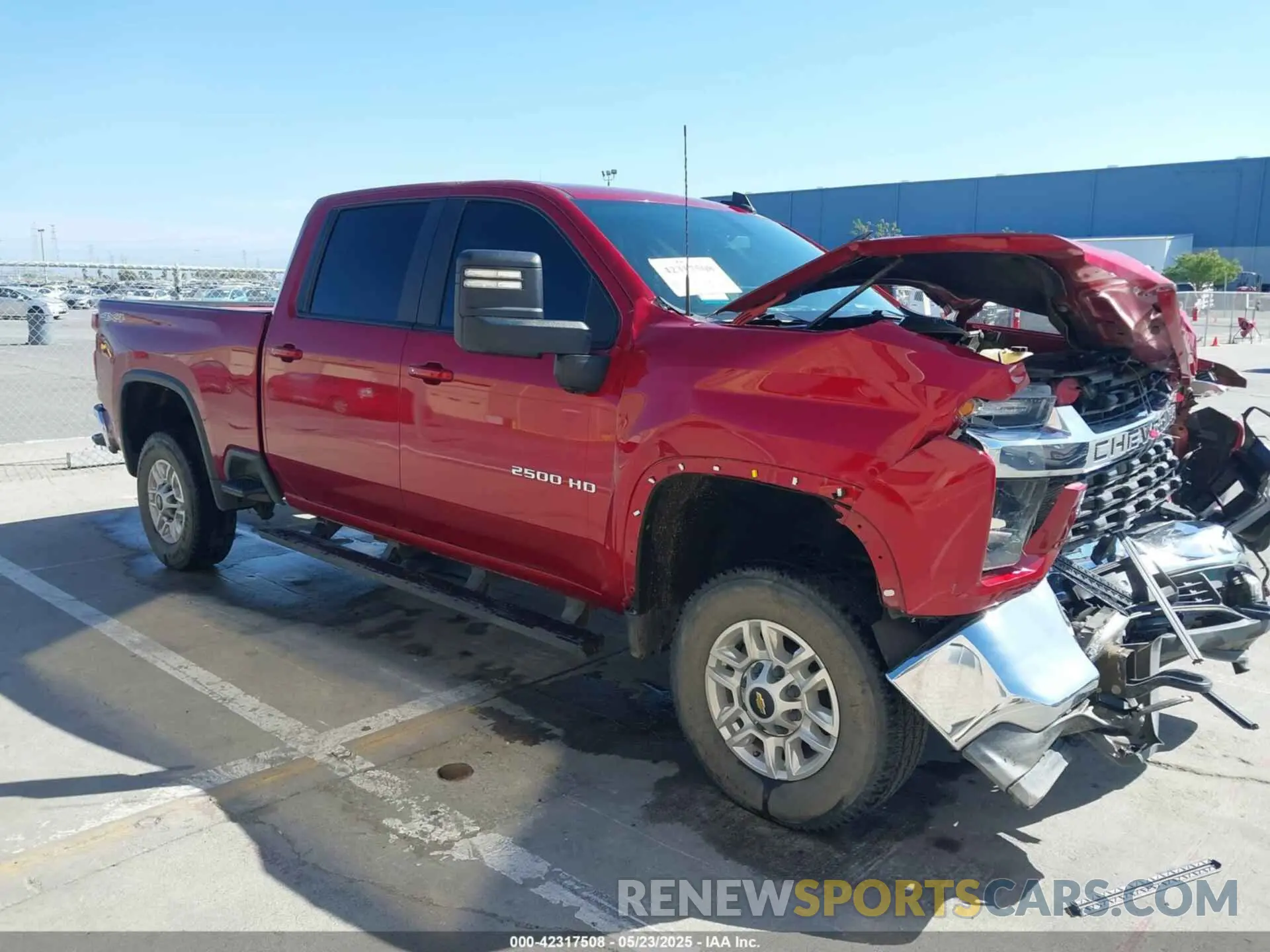1 Photograph of a damaged car 1GC4YNE74NF130459 CHEVROLET SILVERADO 2500HD 2022