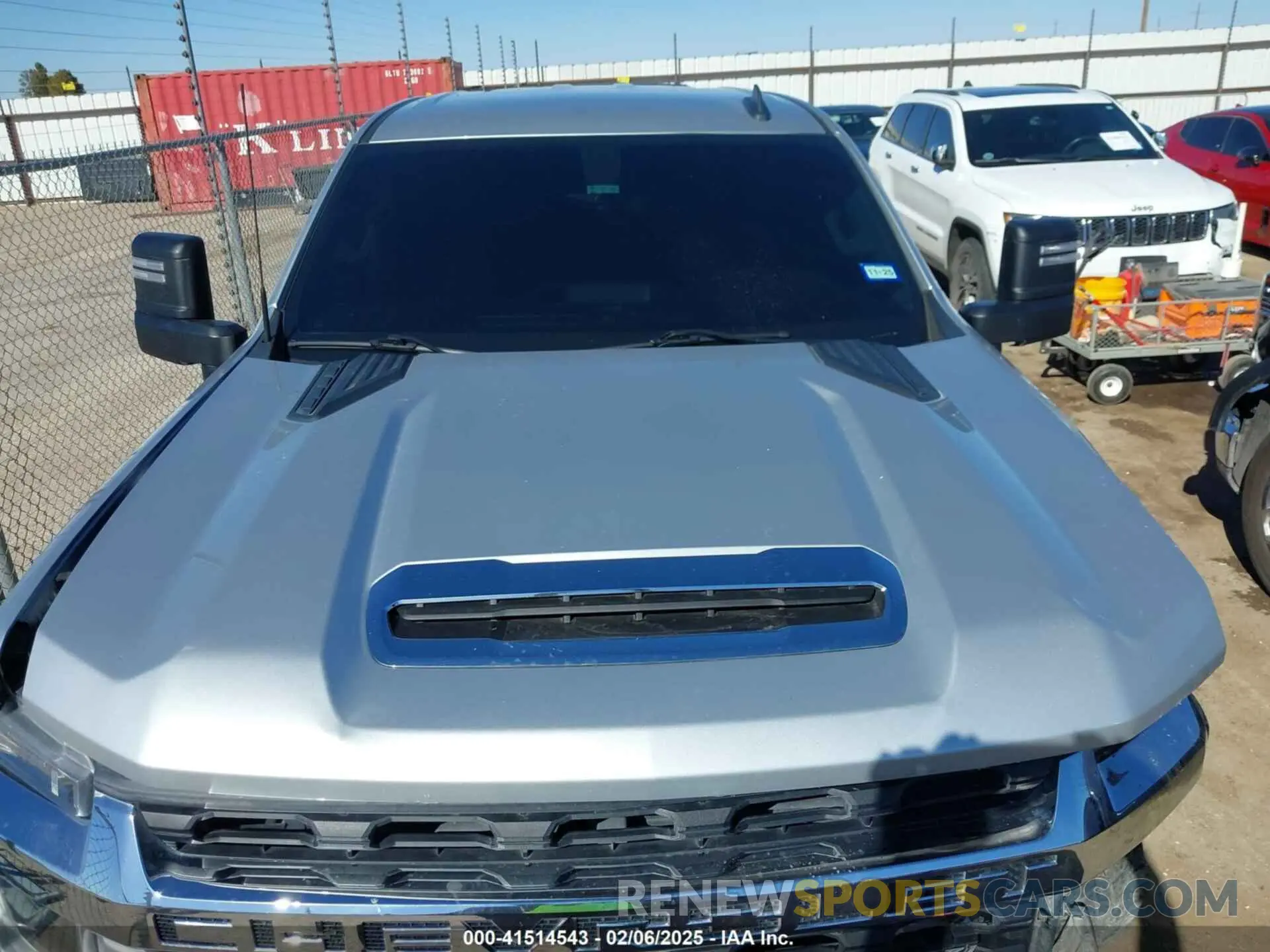 9 Фотография поврежденного автомобиля 1GC4YNE78NF177056 CHEVROLET SILVERADO 2500HD 2022