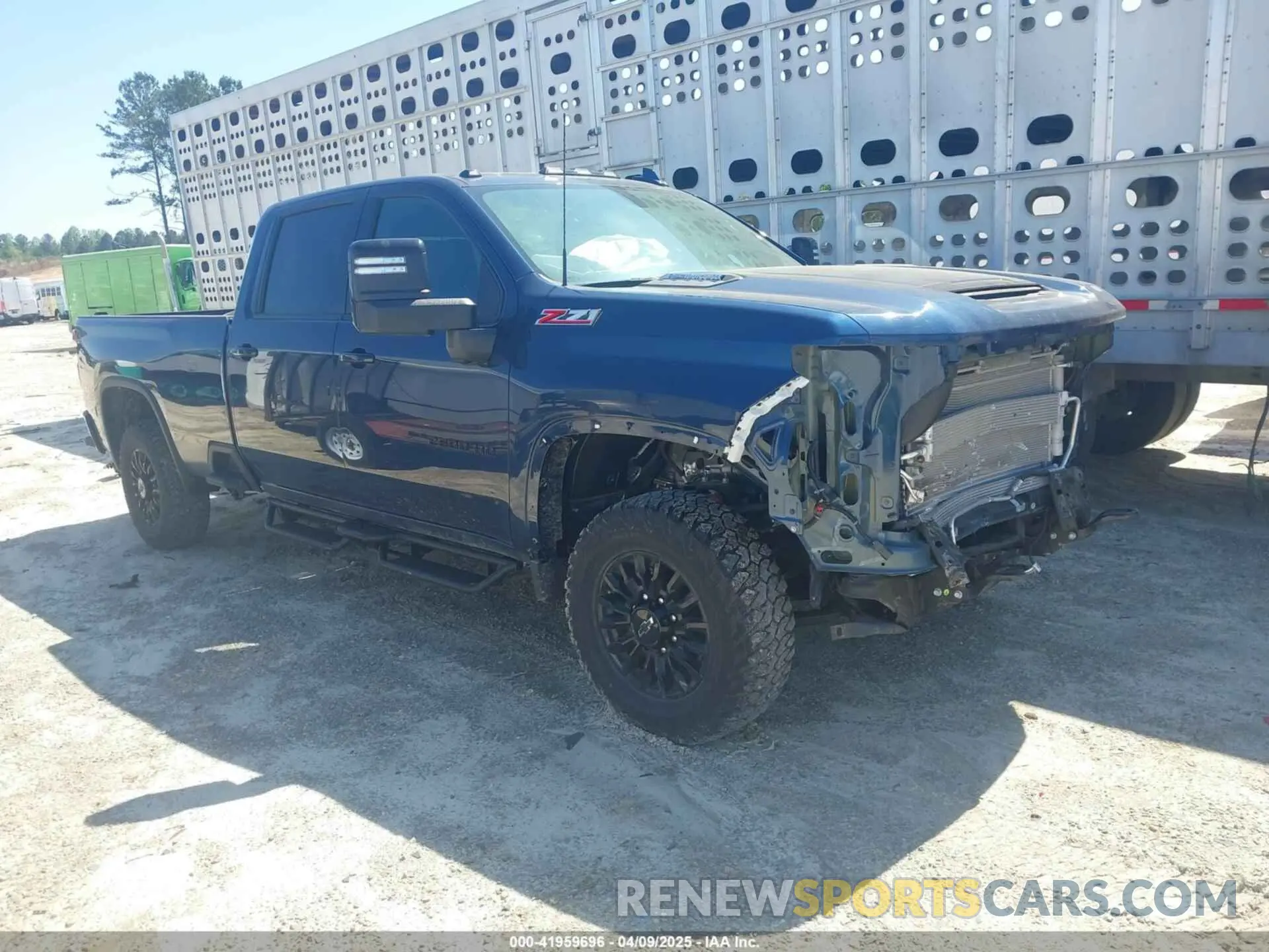 1 Photograph of a damaged car 1GC4YPEY9NF306586 CHEVROLET SILVERADO 2500HD 2022