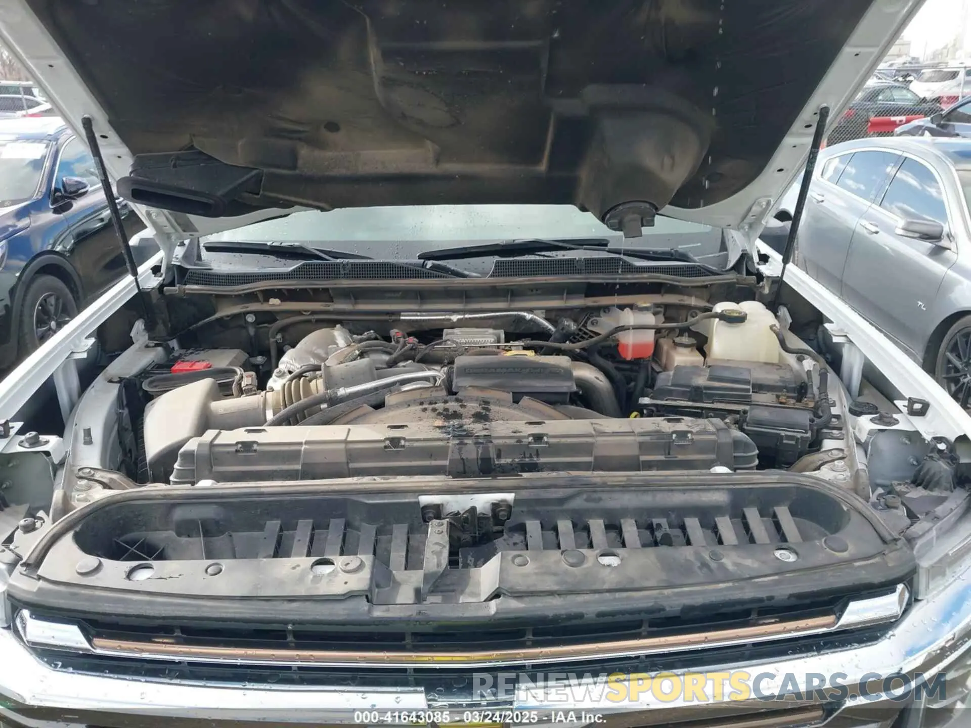 9 Фотография поврежденного автомобиля 1GC4YREY0NF167363 CHEVROLET SILVERADO 2500HD 2022