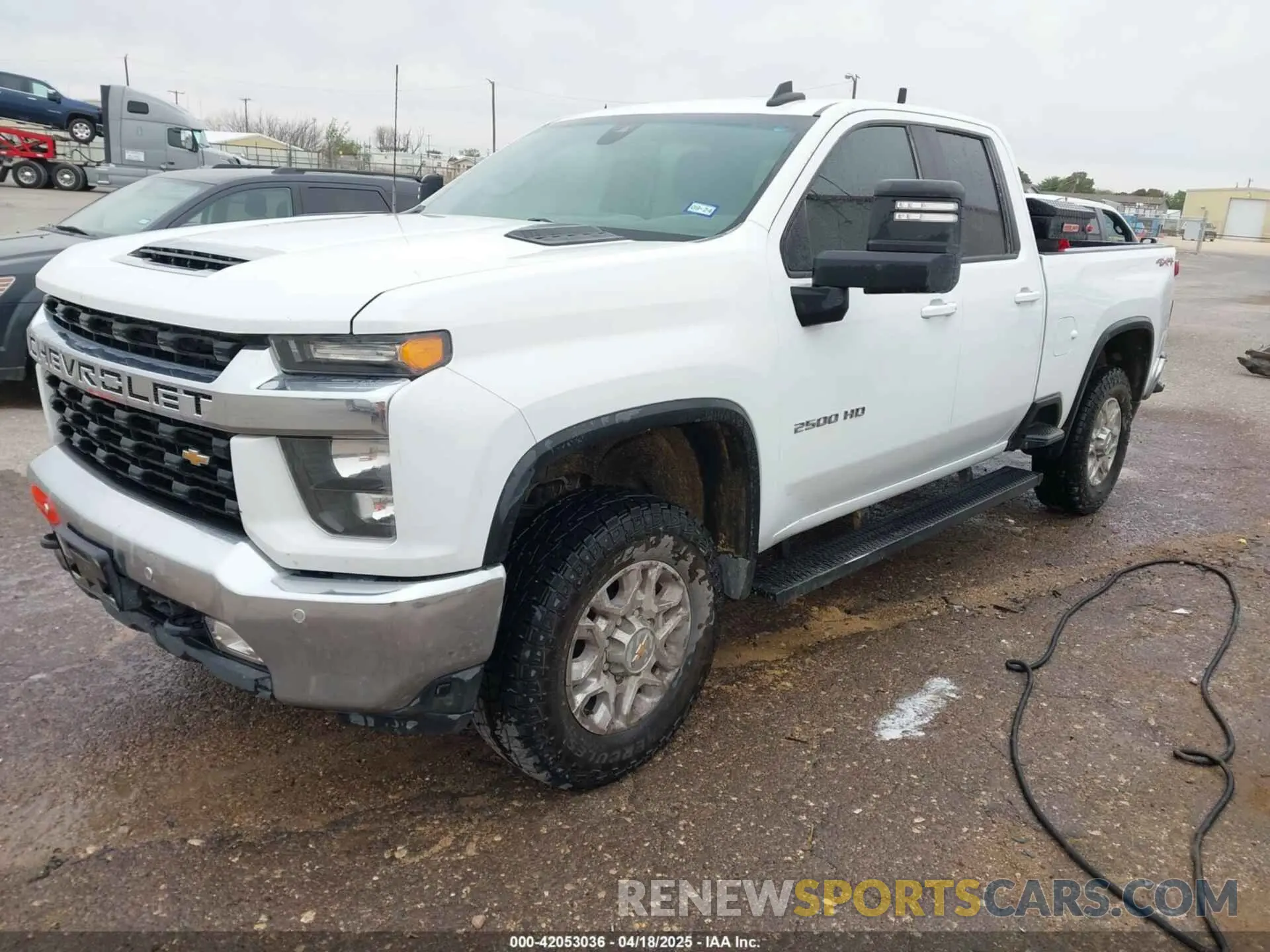 2 Photograph of a damaged car 1GC5YNE73NF328647 CHEVROLET SILVERADO 2500HD 2022
