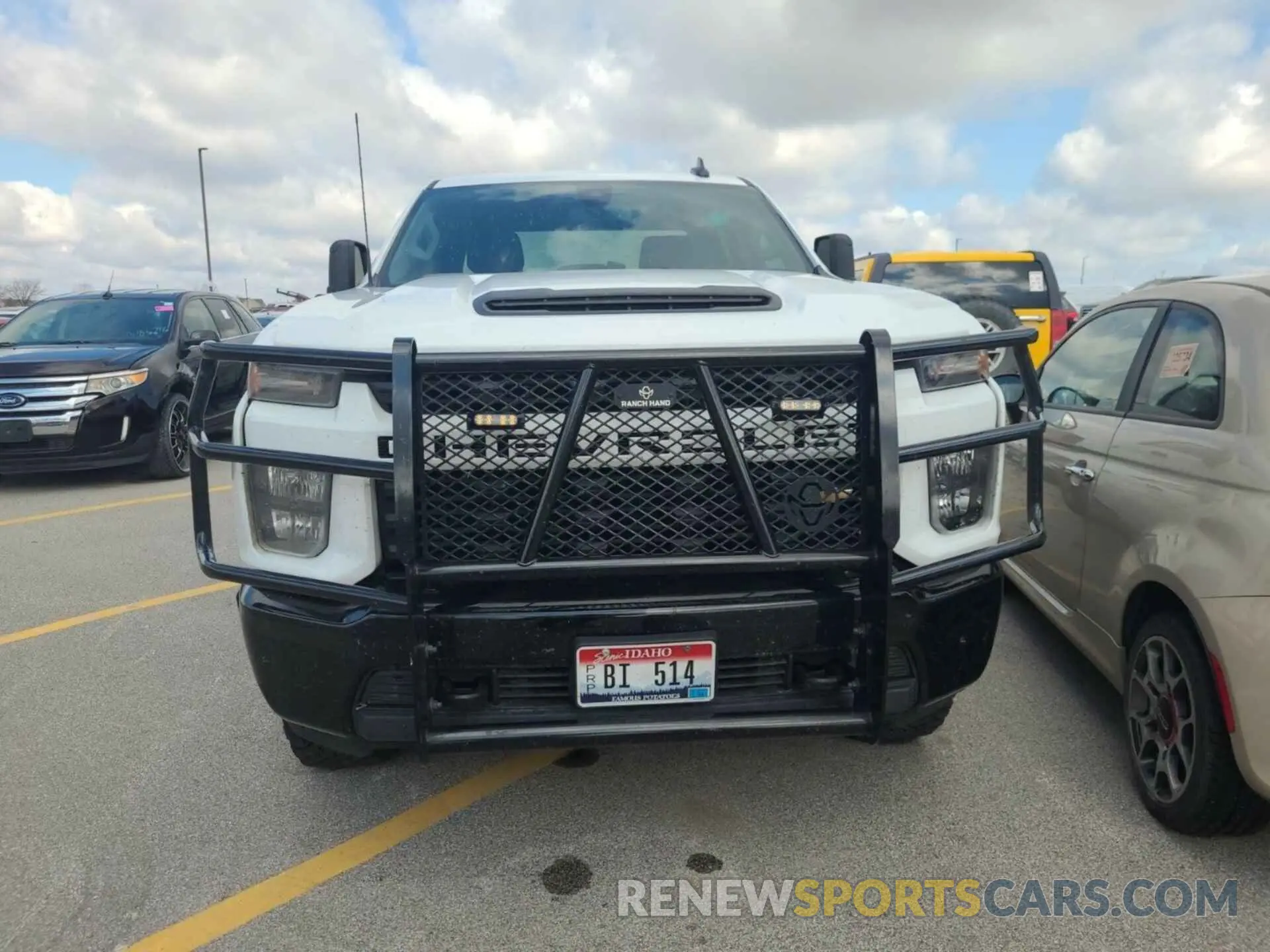 6 Фотография поврежденного автомобиля 2GC1YME75N1222801 CHEVROLET SILVERADO 2500HD 2022