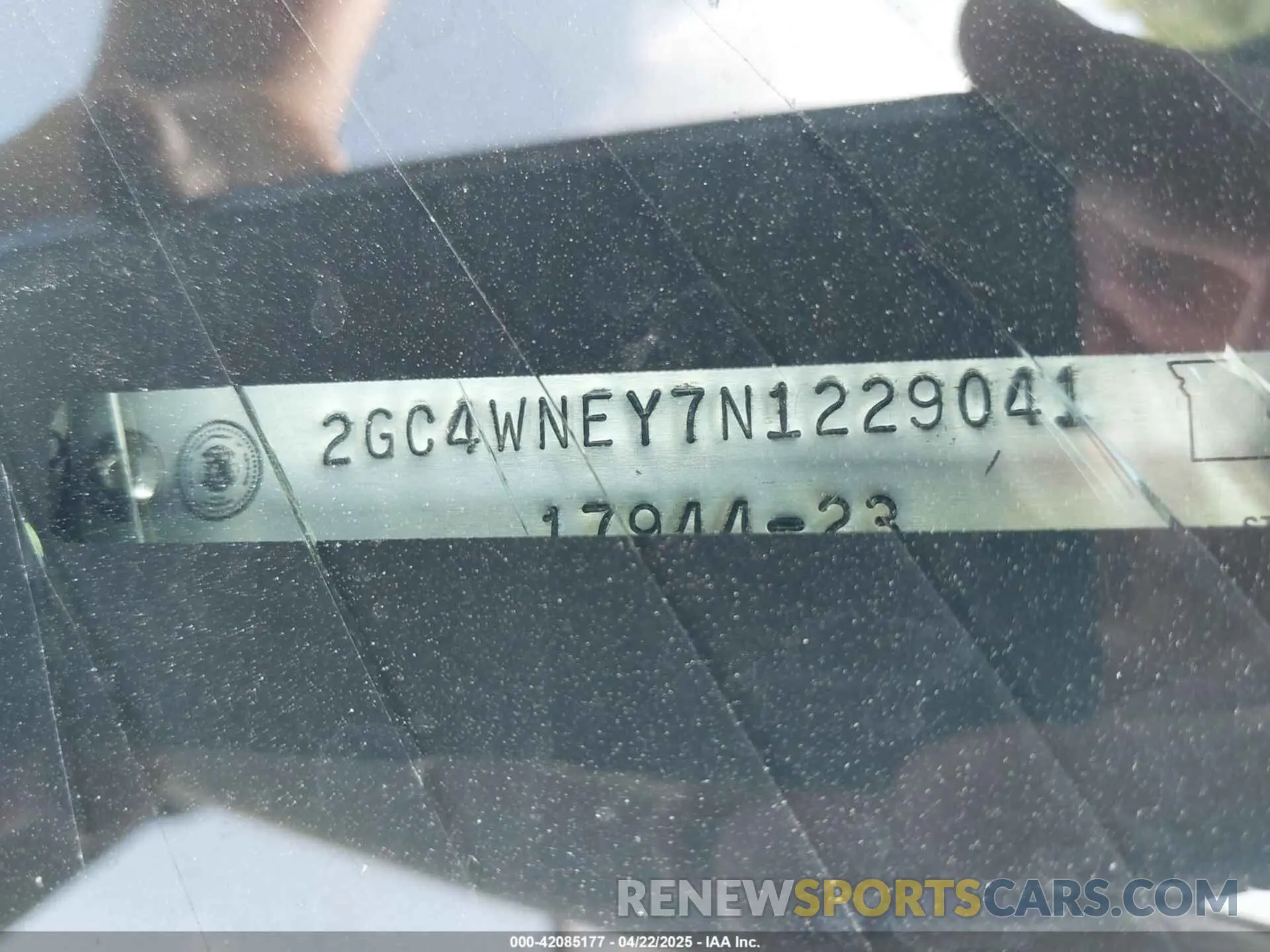 8 Фотография поврежденного автомобиля 2GC4WNEY7N1229041 CHEVROLET SILVERADO 2500HD 2022