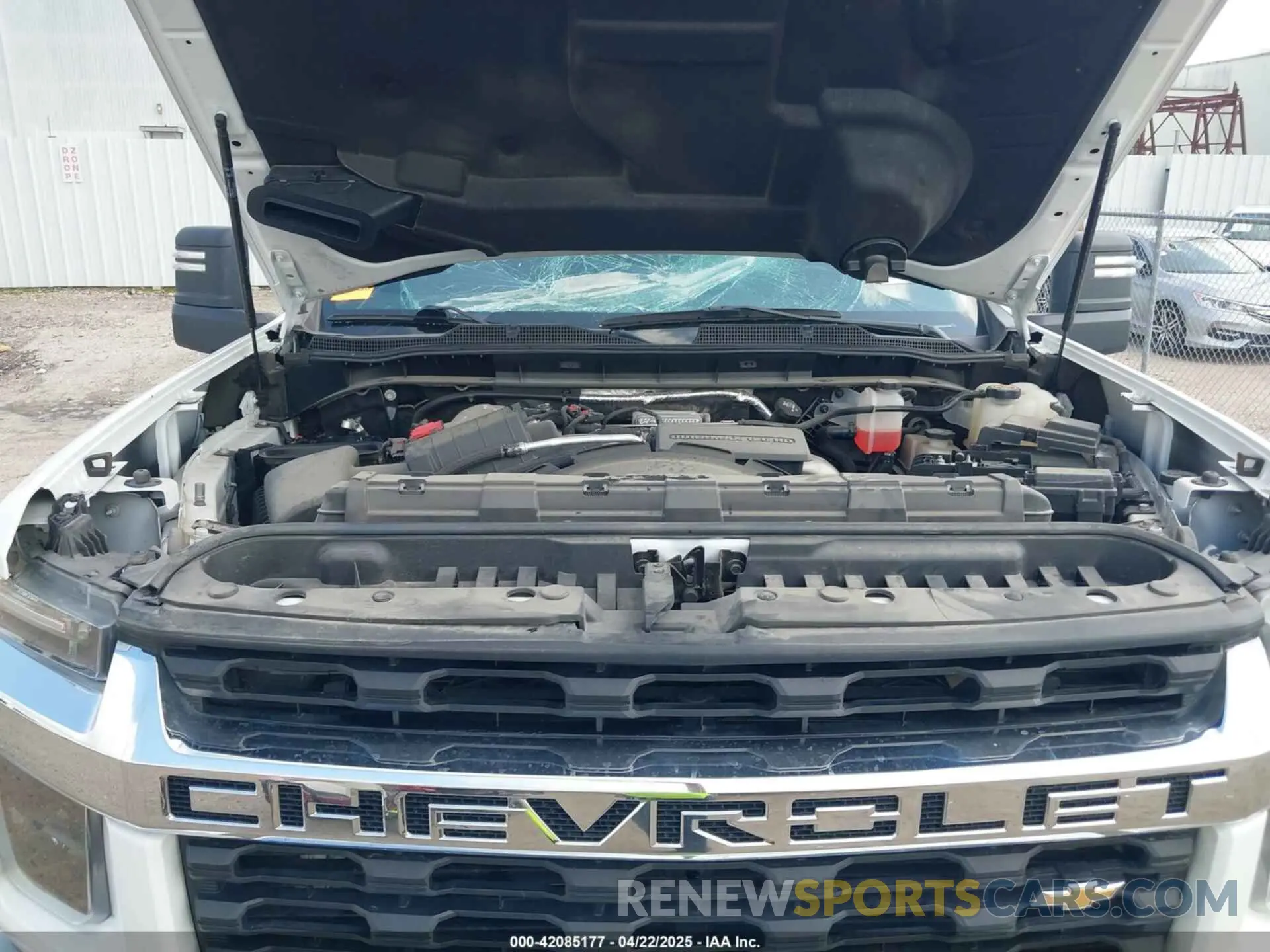9 Фотография поврежденного автомобиля 2GC4WNEY7N1229041 CHEVROLET SILVERADO 2500HD 2022