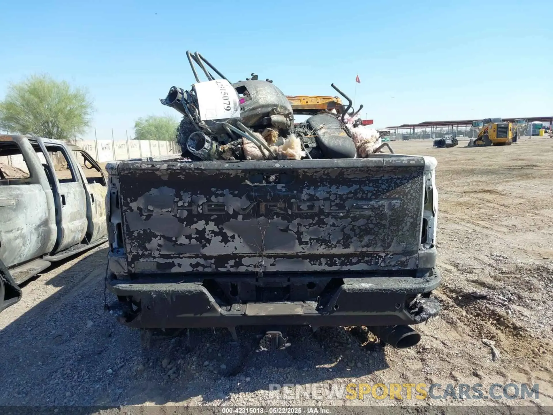 8 Фотография поврежденного автомобиля 2GC4YPEY6N1217985 CHEVROLET SILVERADO 2500HD 2022