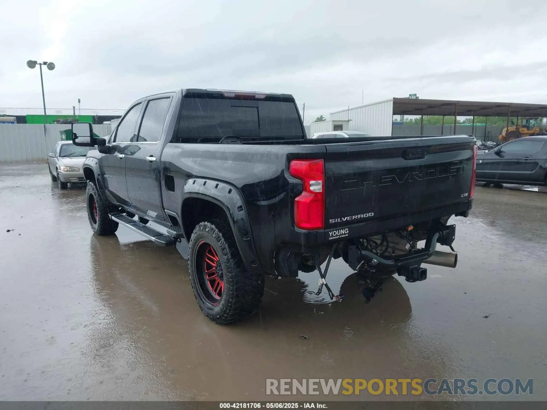 3 Photograph of a damaged car 2GC4YPEY7N1243432 CHEVROLET SILVERADO 2500HD 2022