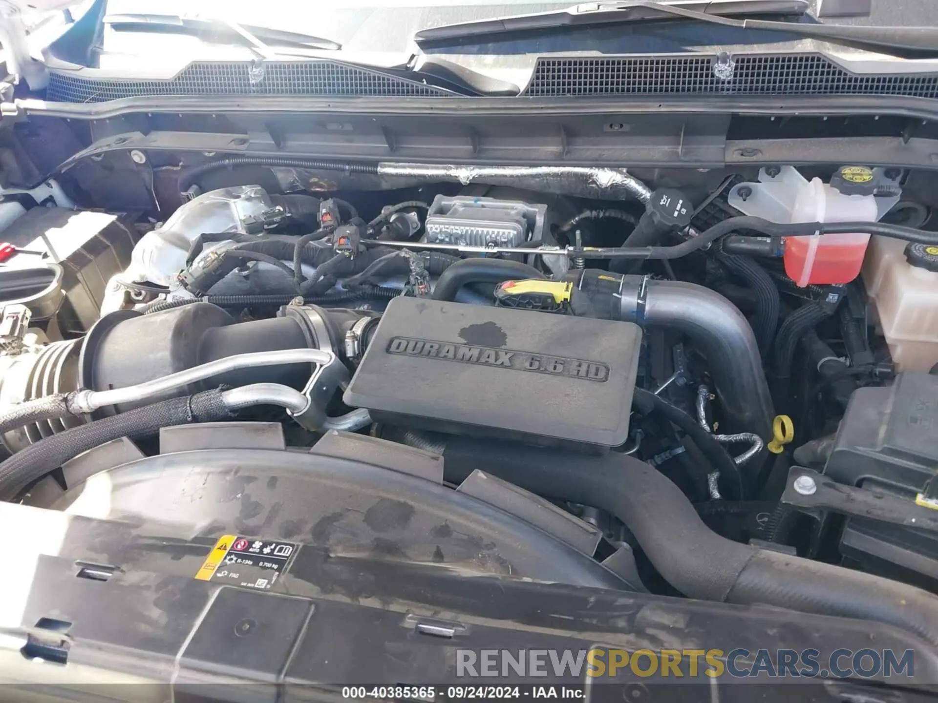 9 Фотография поврежденного автомобиля 2GC4YREYXN1245607 CHEVROLET SILVERADO 2500HD 2022