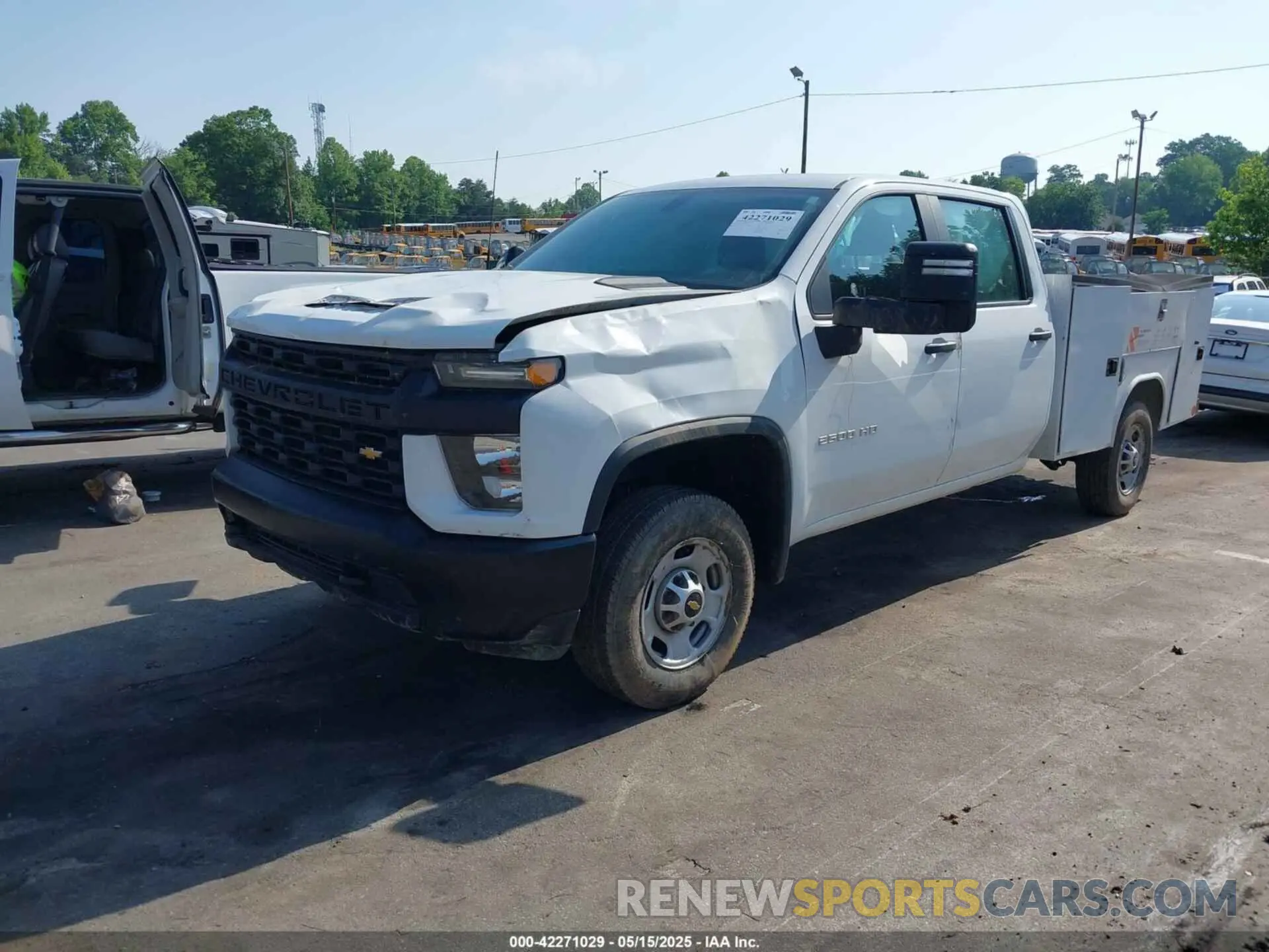 2 Photograph of a damaged car 1GB1YLE7XPF254573 CHEVROLET SILVERADO 2500HD 2023