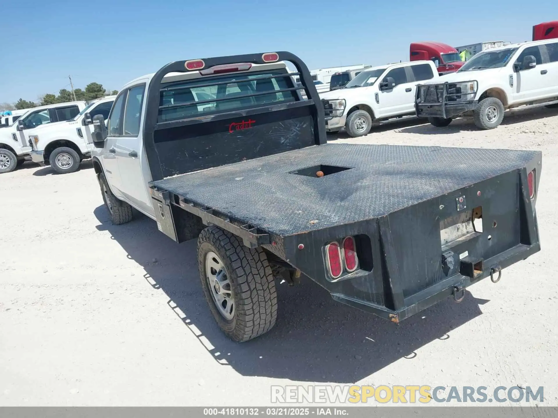 3 Photograph of a damaged car 1GB4YLE71PF160904 CHEVROLET SILVERADO 2500HD 2023