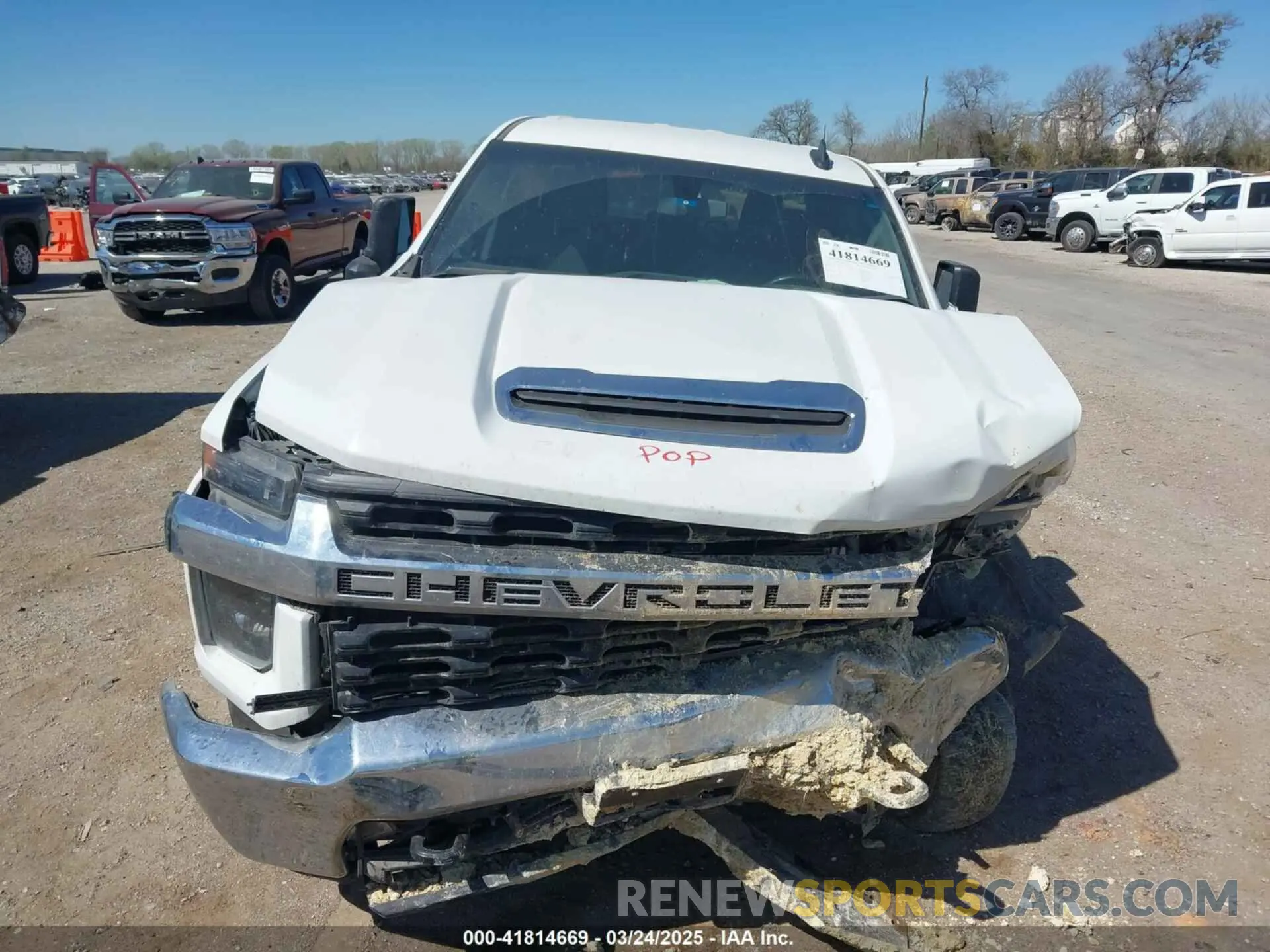 10 Photograph of a damaged car 1GC1YNEY9PF245685 CHEVROLET SILVERADO 2500HD 2023