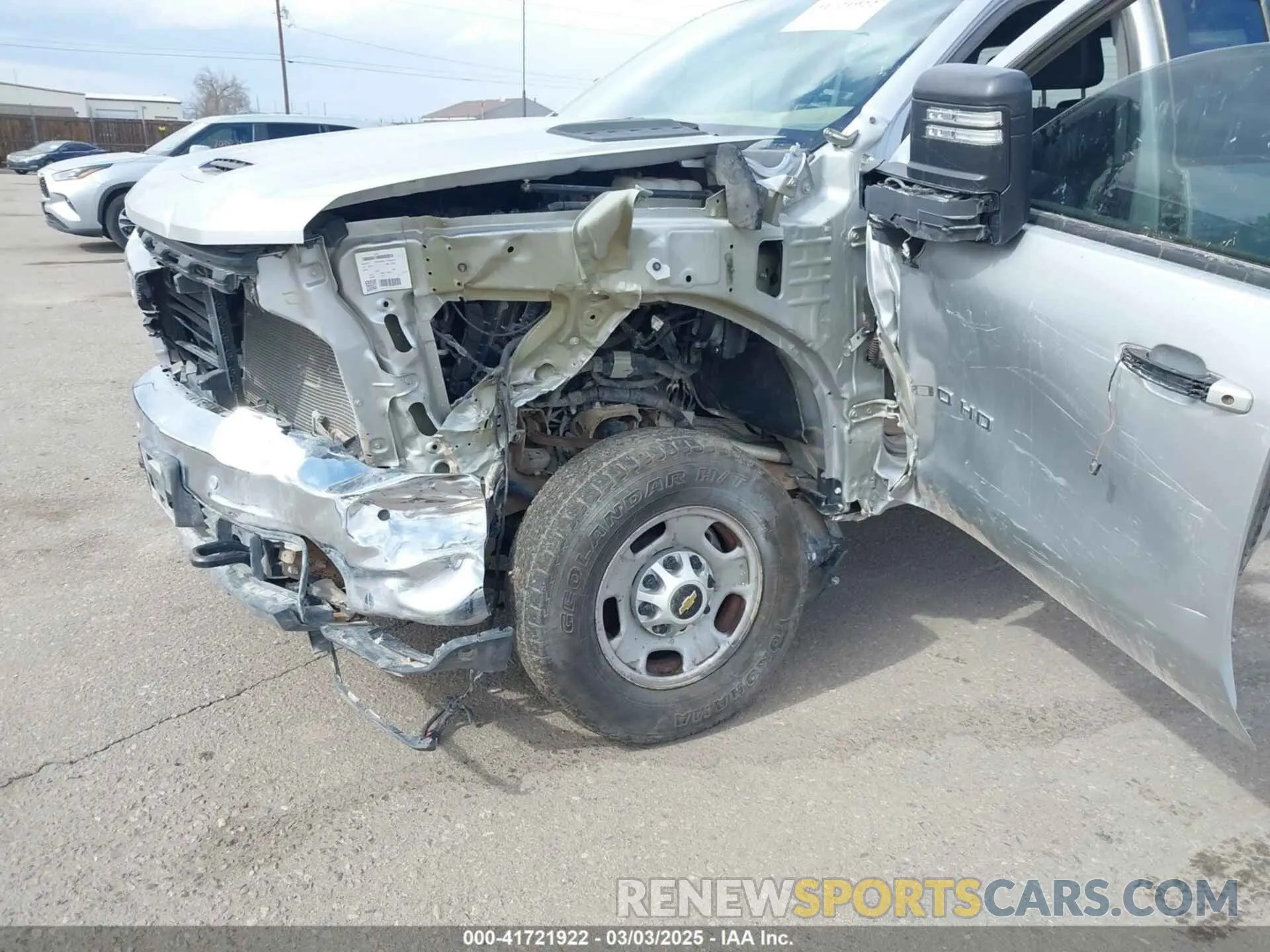 6 Фотография поврежденного автомобиля 1GC2YNE71PF213521 CHEVROLET SILVERADO 2500HD 2023