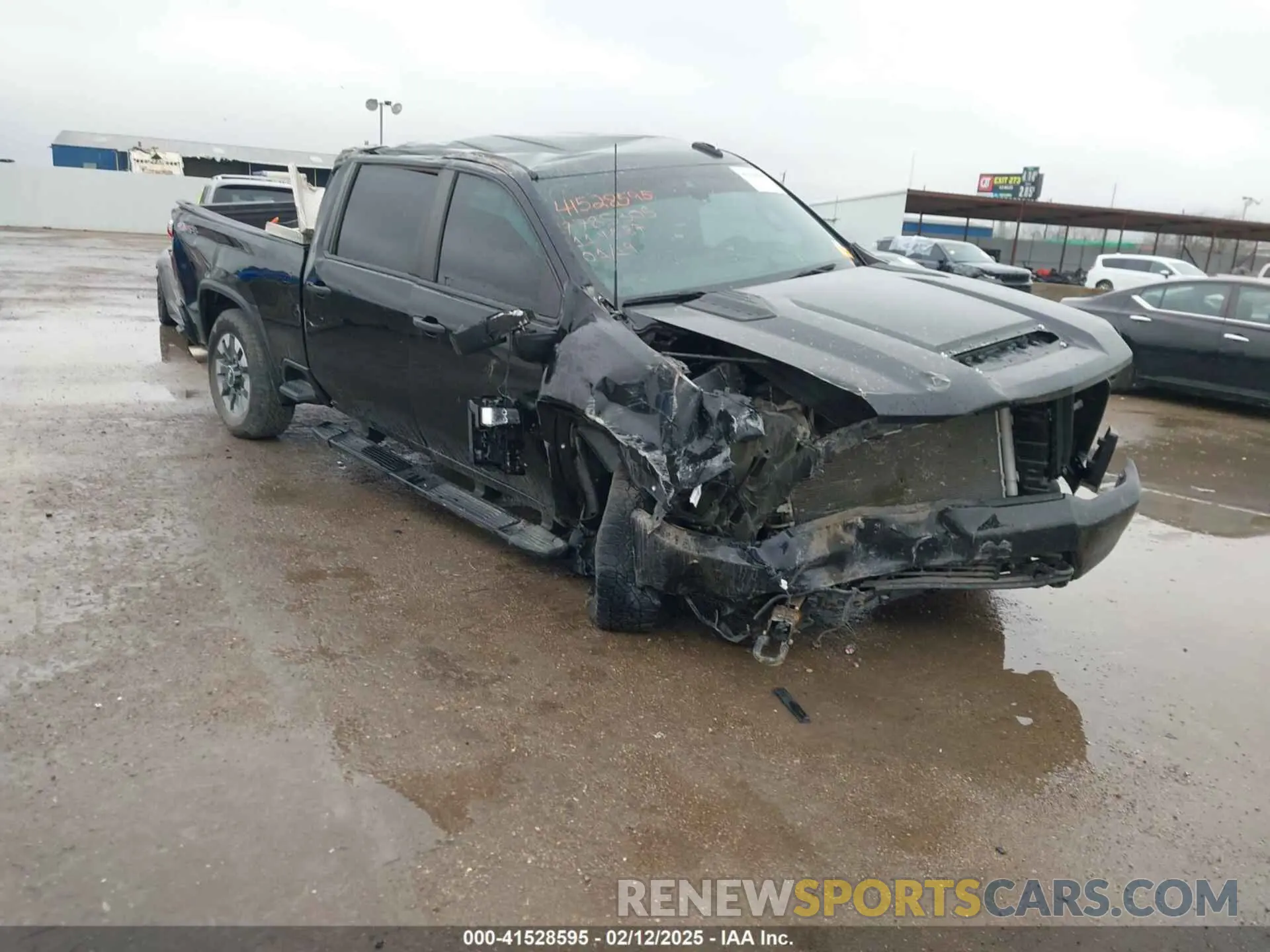 1 Photograph of a damaged car 1GC4YME77PF119887 CHEVROLET SILVERADO 2500HD 2023