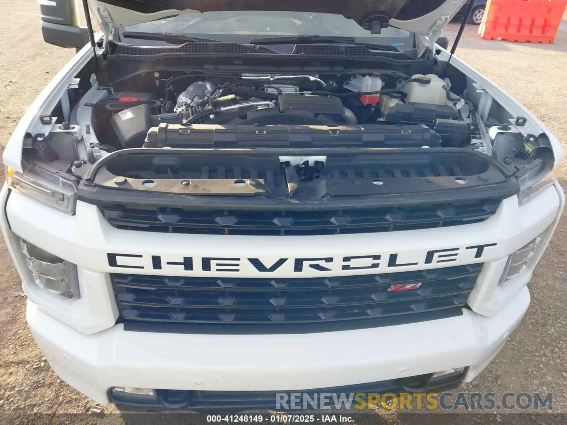 9 Фотография поврежденного автомобиля 1GC4YNEY4PF153297 CHEVROLET SILVERADO 2500HD 2023