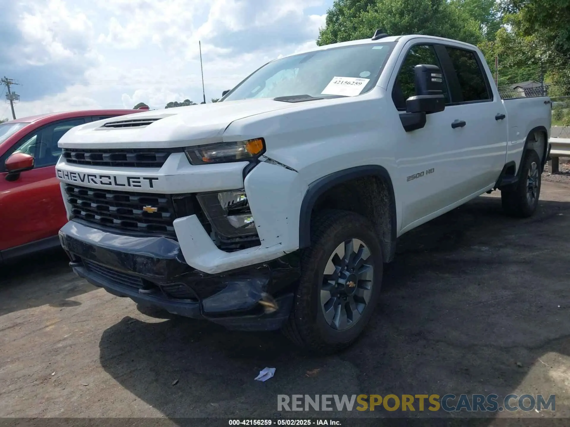 2 Photograph of a damaged car 2GC4YME72P1700639 CHEVROLET SILVERADO 2500HD 2023