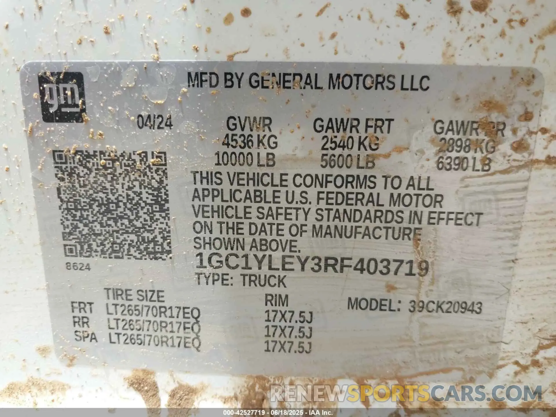 9 Photograph of a damaged car 1GC1YLEY3RF403719 CHEVROLET SILVERADO 2500HD 2024