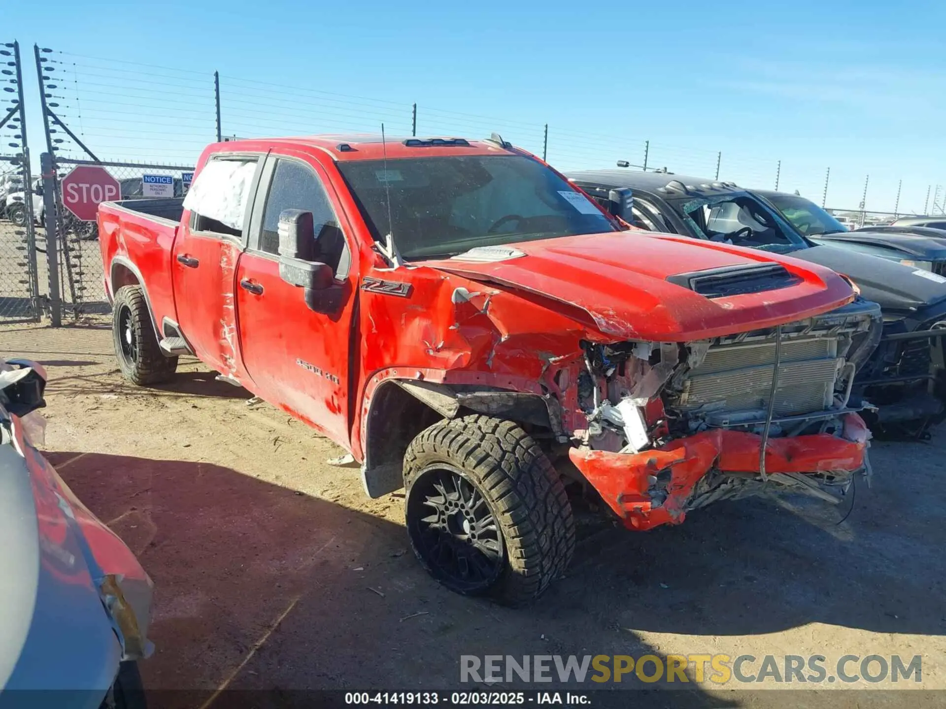 1 Photograph of a damaged car 2GC4YNEY2R1236740 CHEVROLET SILVERADO 2500HD 2024