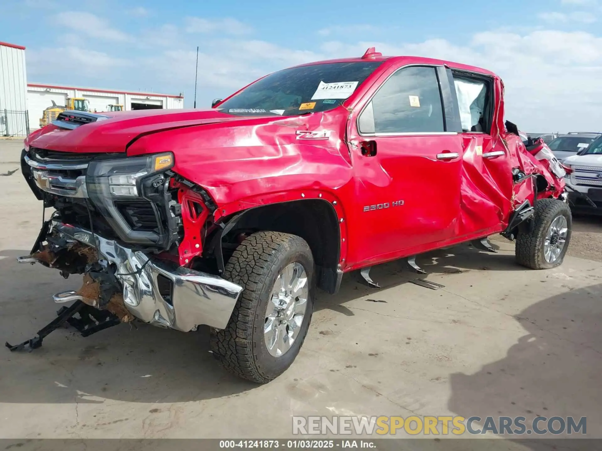 2 Photograph of a damaged car 2GC4YPEY9R1102030 CHEVROLET SILVERADO 2500HD 2024
