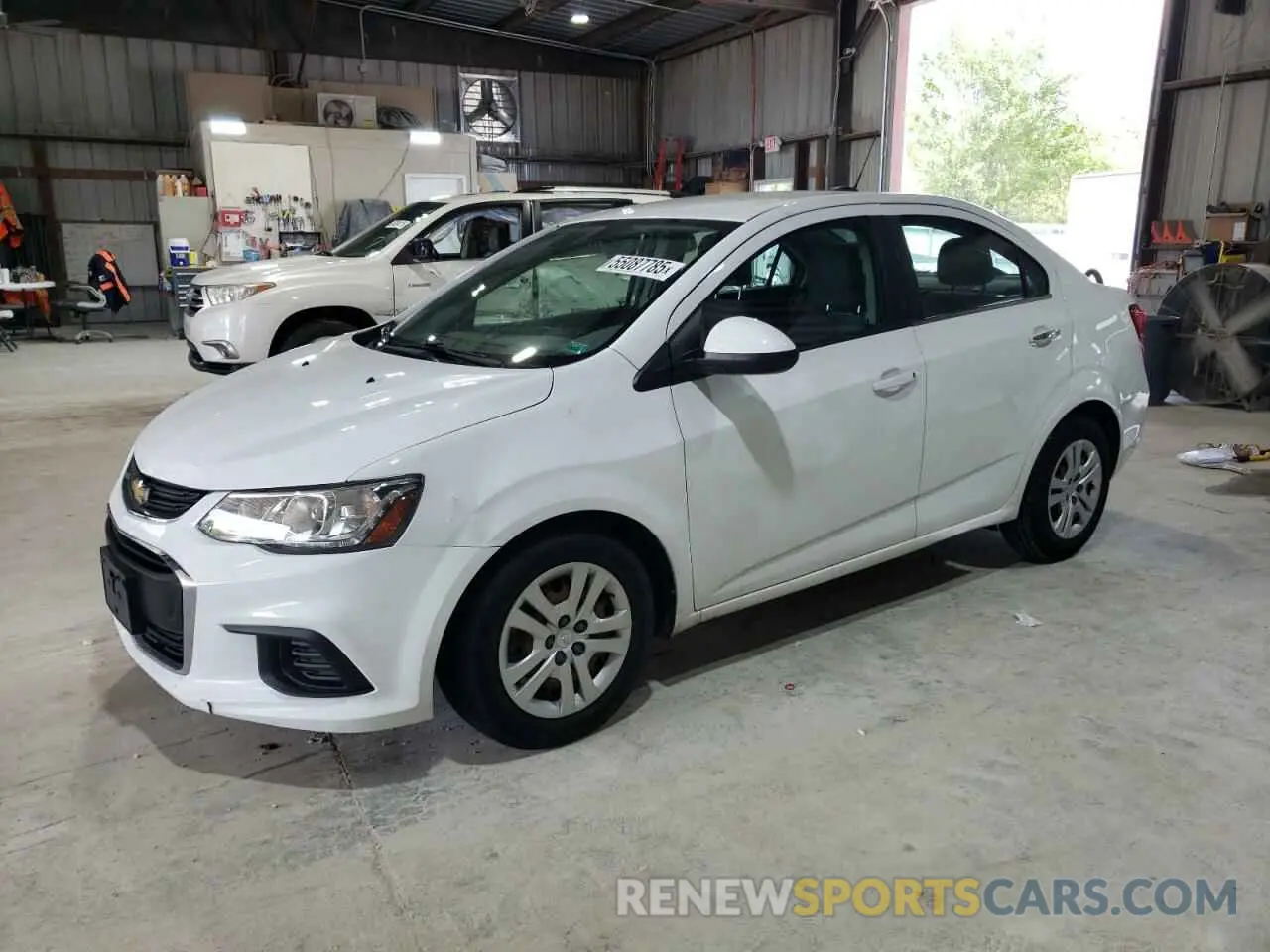 1 Photograph of a damaged car 1G1JB5SB2K4101314 CHEVROLET SONIC 2019