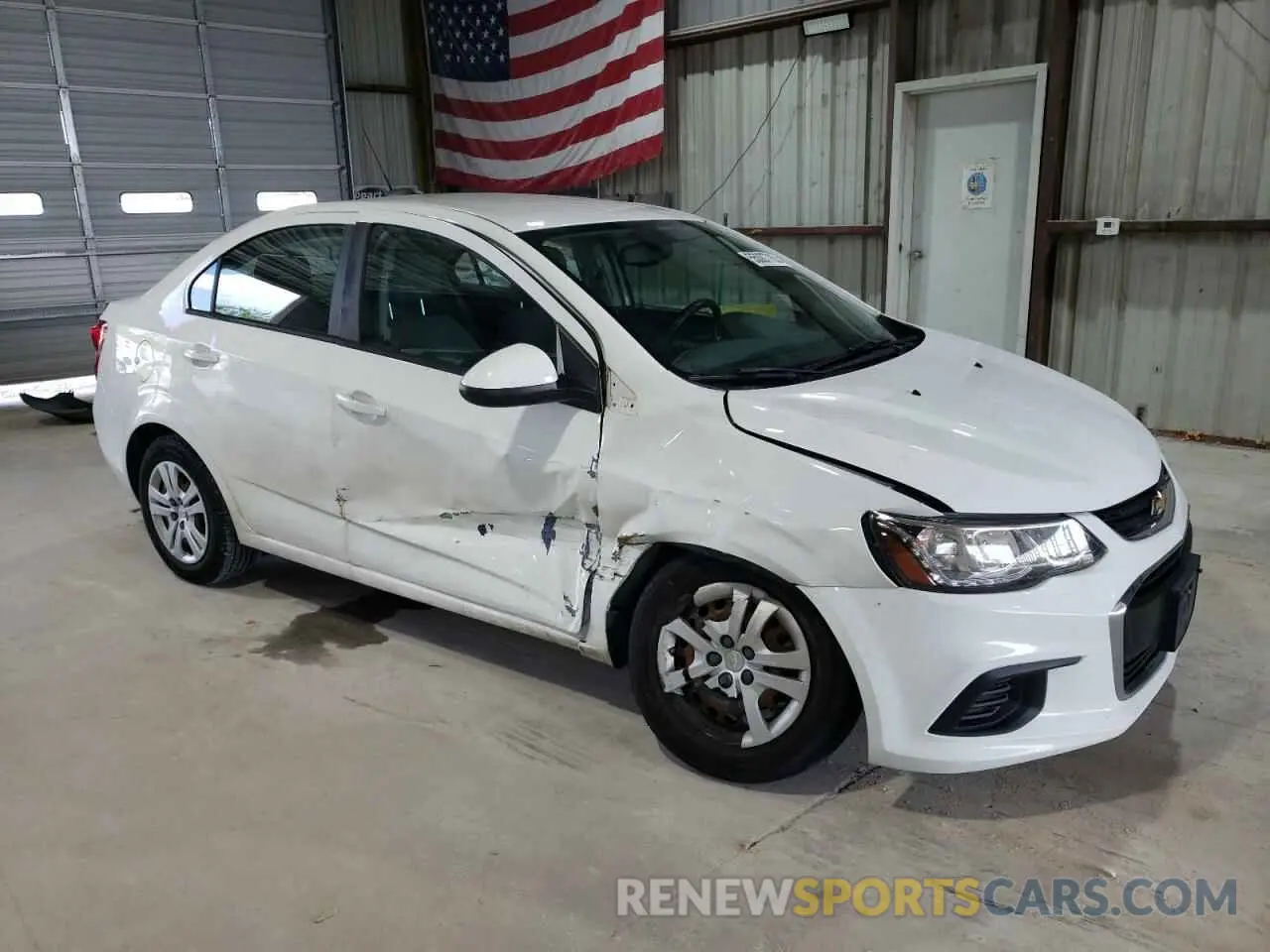 4 Photograph of a damaged car 1G1JB5SB2K4101314 CHEVROLET SONIC 2019