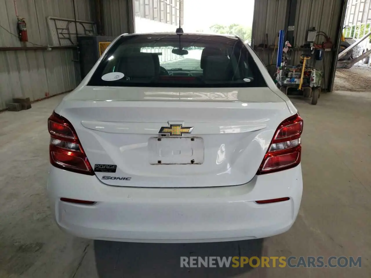 6 Photograph of a damaged car 1G1JB5SB2K4101314 CHEVROLET SONIC 2019
