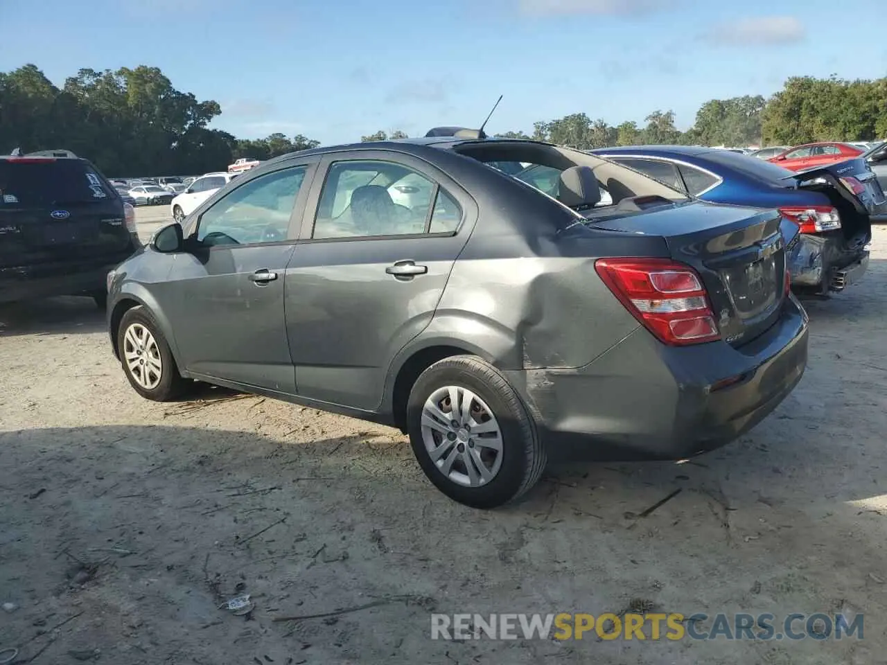 2 Photograph of a damaged car 1G1JB5SB8K4132485 CHEVROLET SONIC 2019