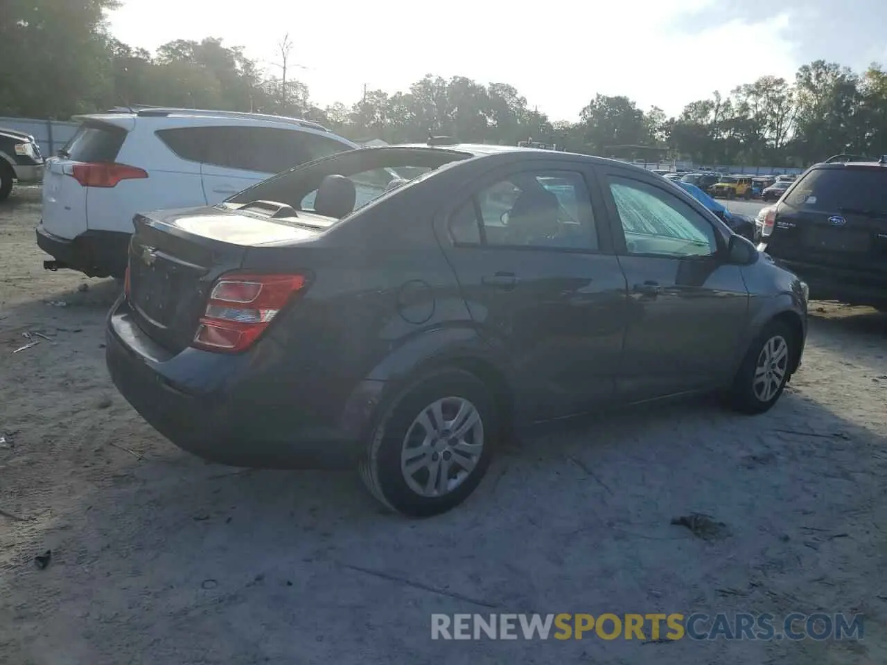 3 Photograph of a damaged car 1G1JB5SB8K4132485 CHEVROLET SONIC 2019