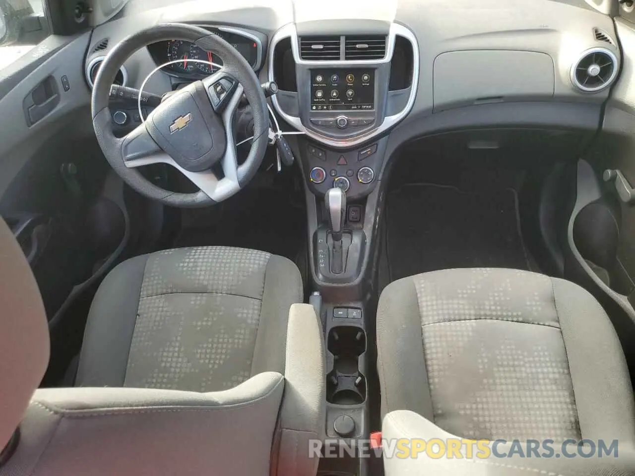 8 Photograph of a damaged car 1G1JB5SB8K4132485 CHEVROLET SONIC 2019