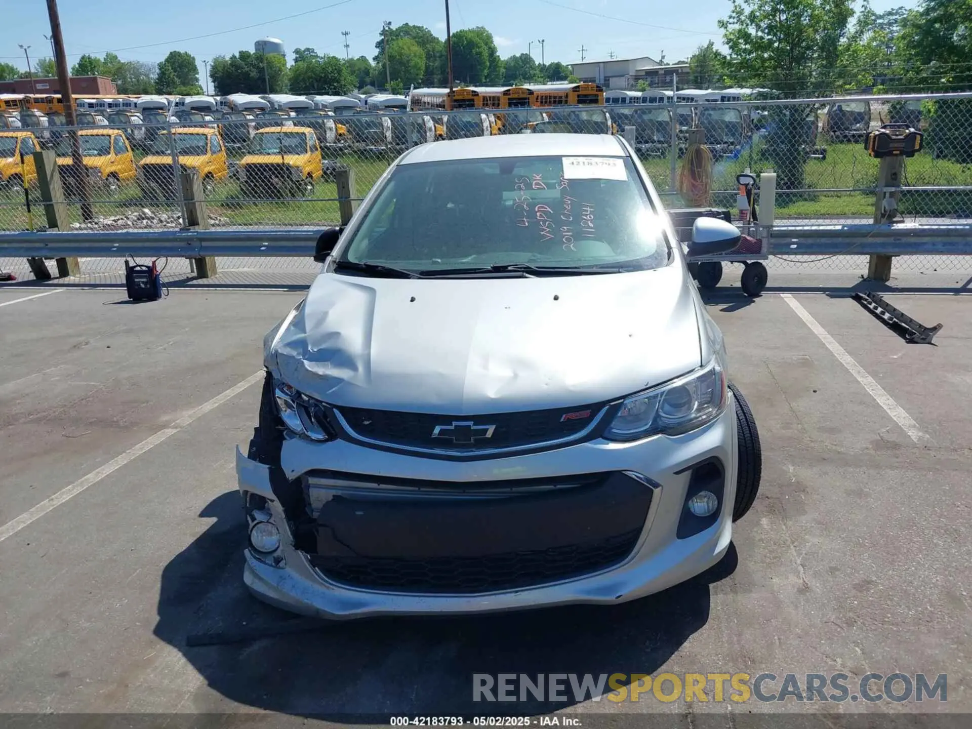 13 Photograph of a damaged car 1G1JD5SB3K4112641 CHEVROLET SONIC 2019