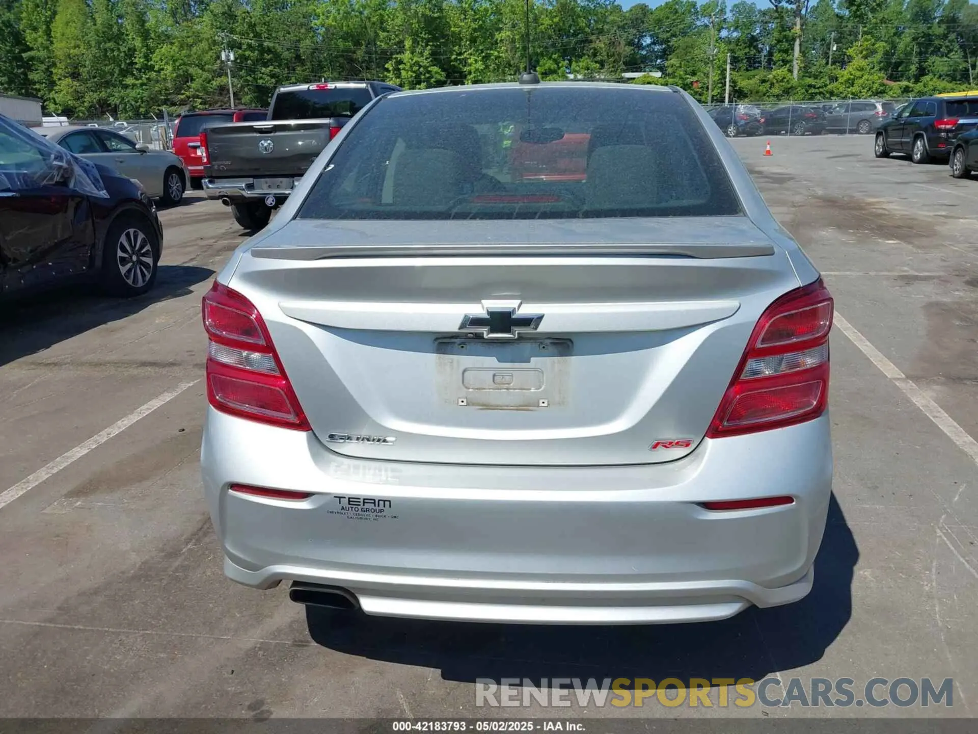 17 Photograph of a damaged car 1G1JD5SB3K4112641 CHEVROLET SONIC 2019