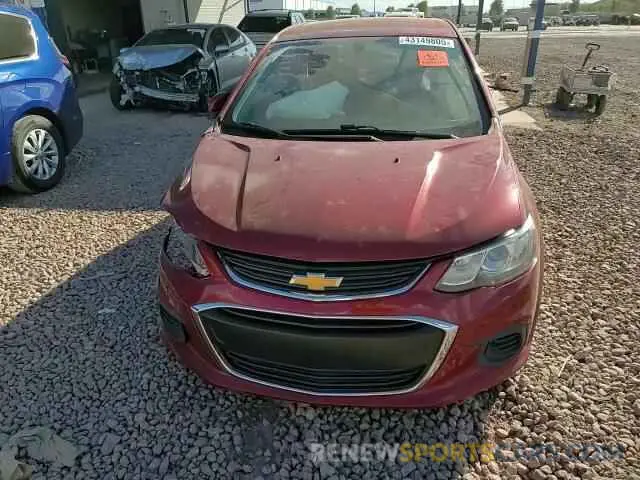 10 Photograph of a damaged car 1G1JD5SB5K4108347 CHEVROLET SONIC 2019
