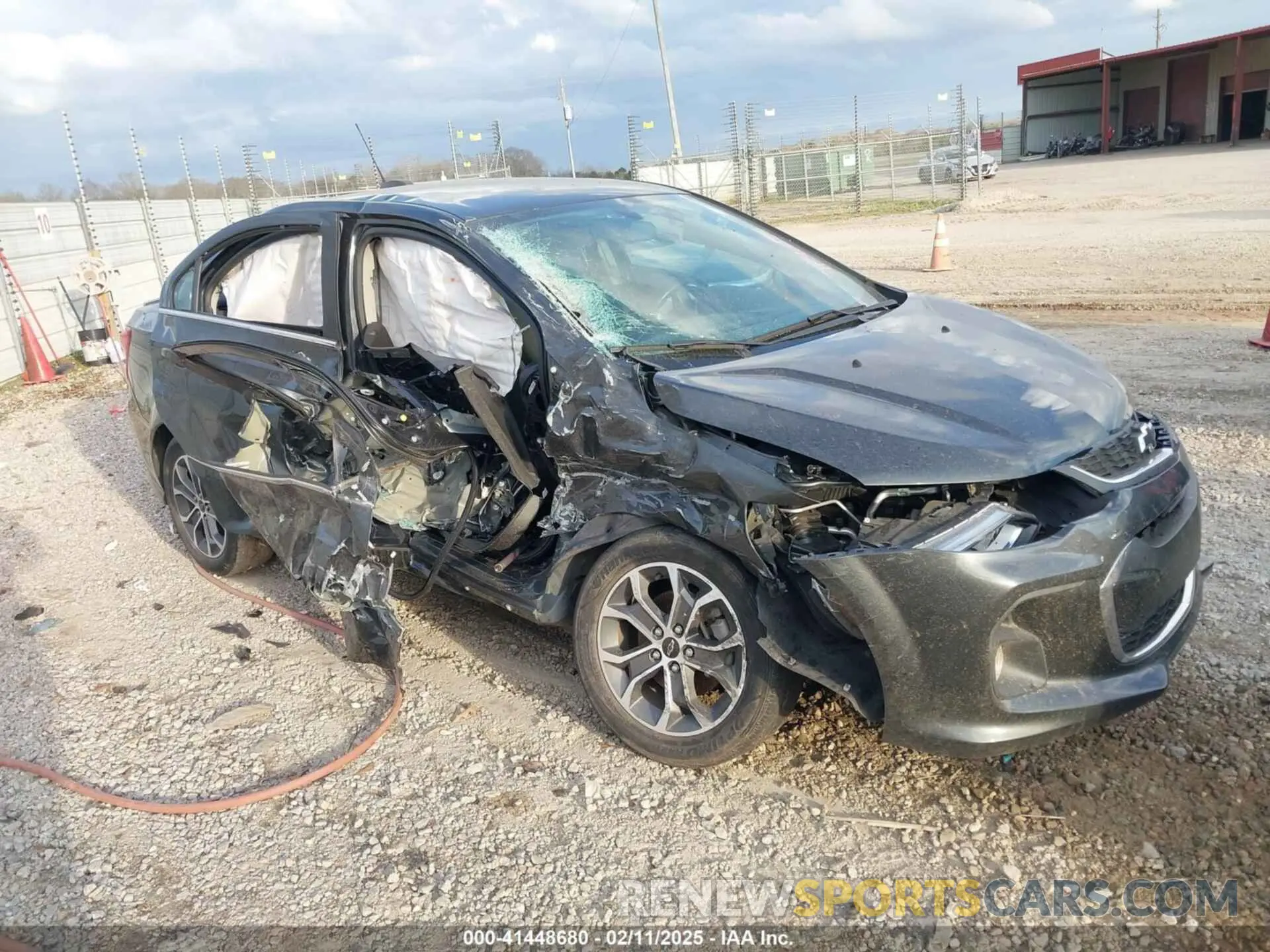 1 Photograph of a damaged car 1G1JD5SB5K4131238 CHEVROLET SONIC 2019