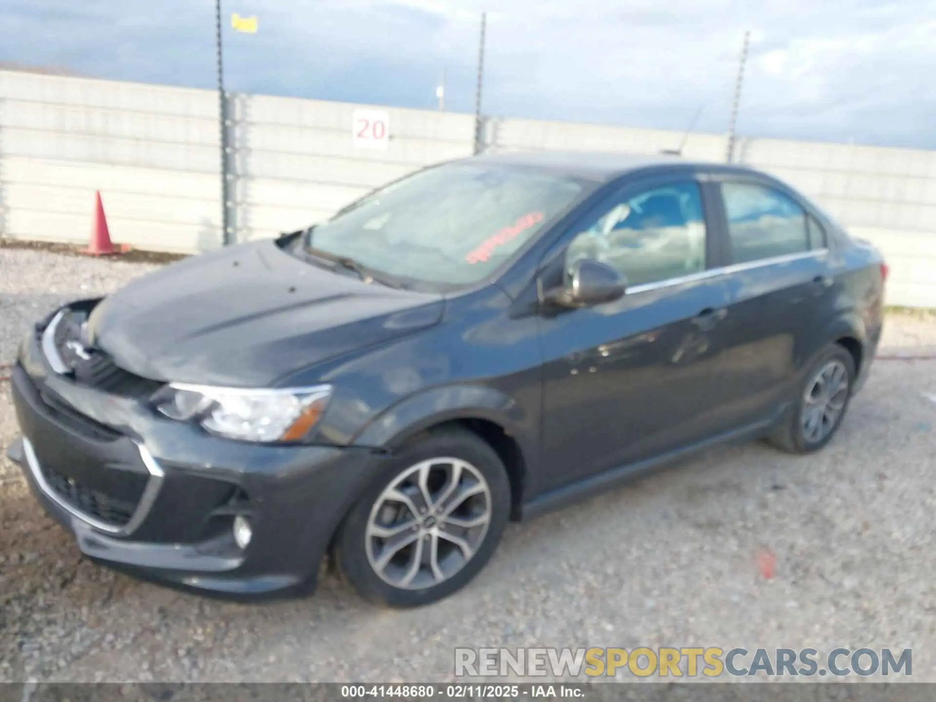 2 Photograph of a damaged car 1G1JD5SB5K4131238 CHEVROLET SONIC 2019