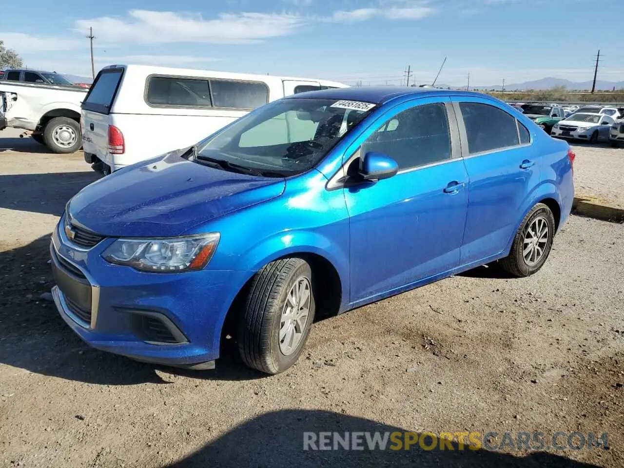 1 Photograph of a damaged car 1G1JD5SB7K4117437 CHEVROLET SONIC 2019