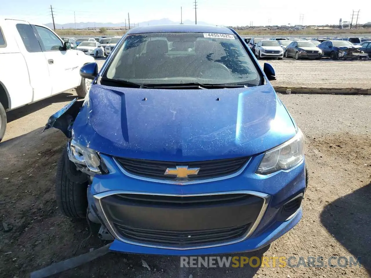 5 Photograph of a damaged car 1G1JD5SB7K4117437 CHEVROLET SONIC 2019
