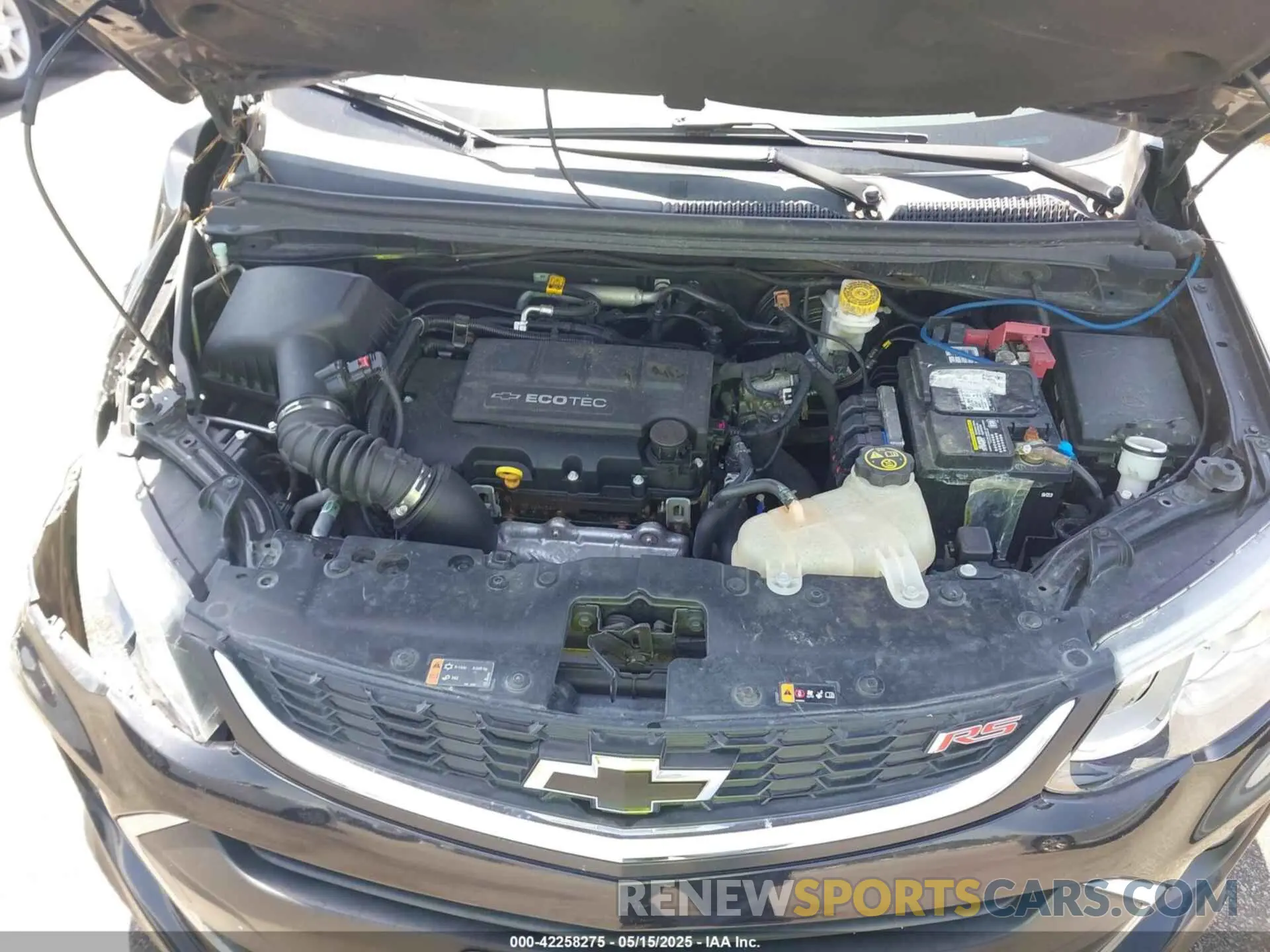 10 Photograph of a damaged car 1G1JD5SBXK4148018 CHEVROLET SONIC 2019