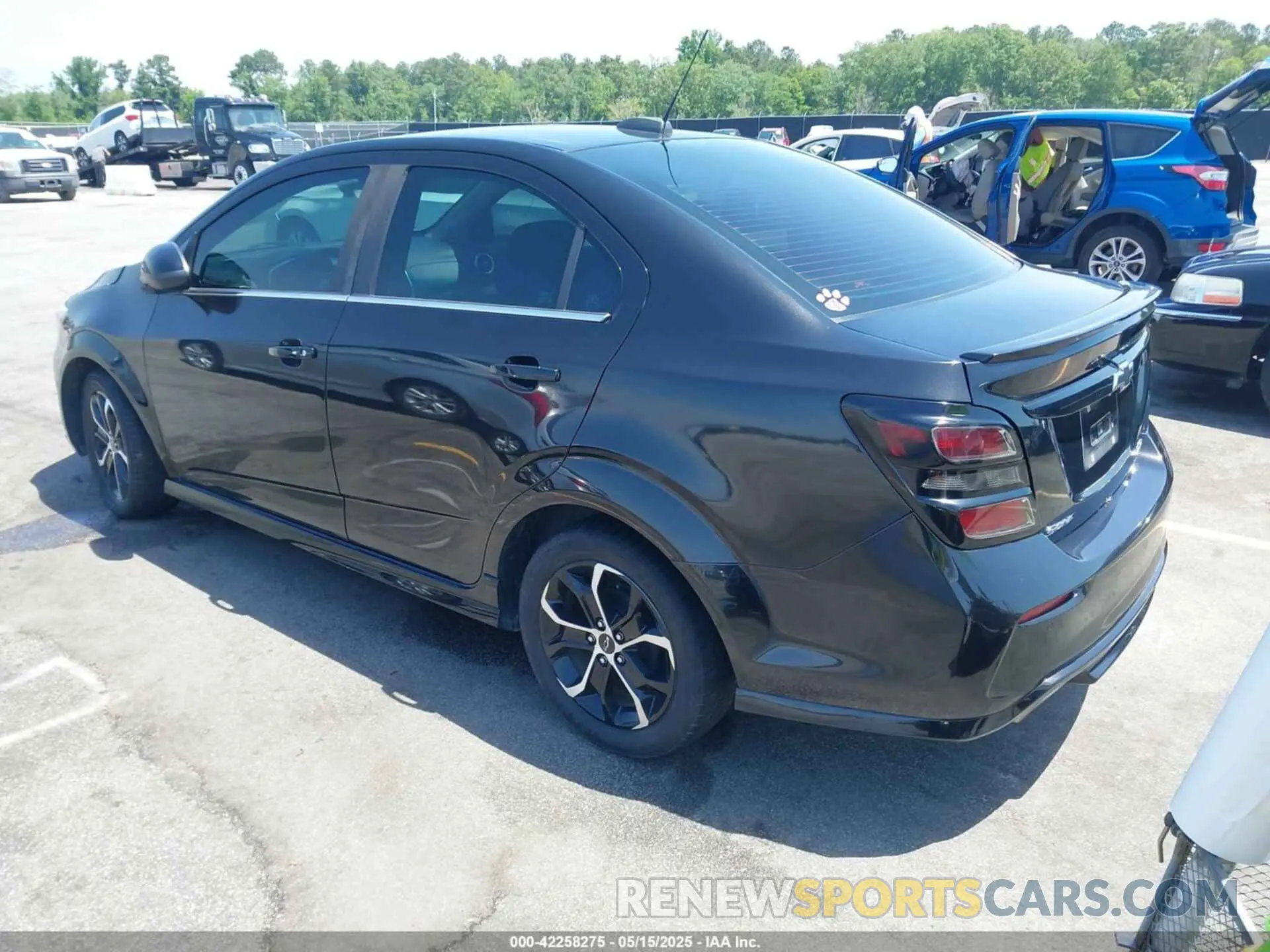 3 Photograph of a damaged car 1G1JD5SBXK4148018 CHEVROLET SONIC 2019
