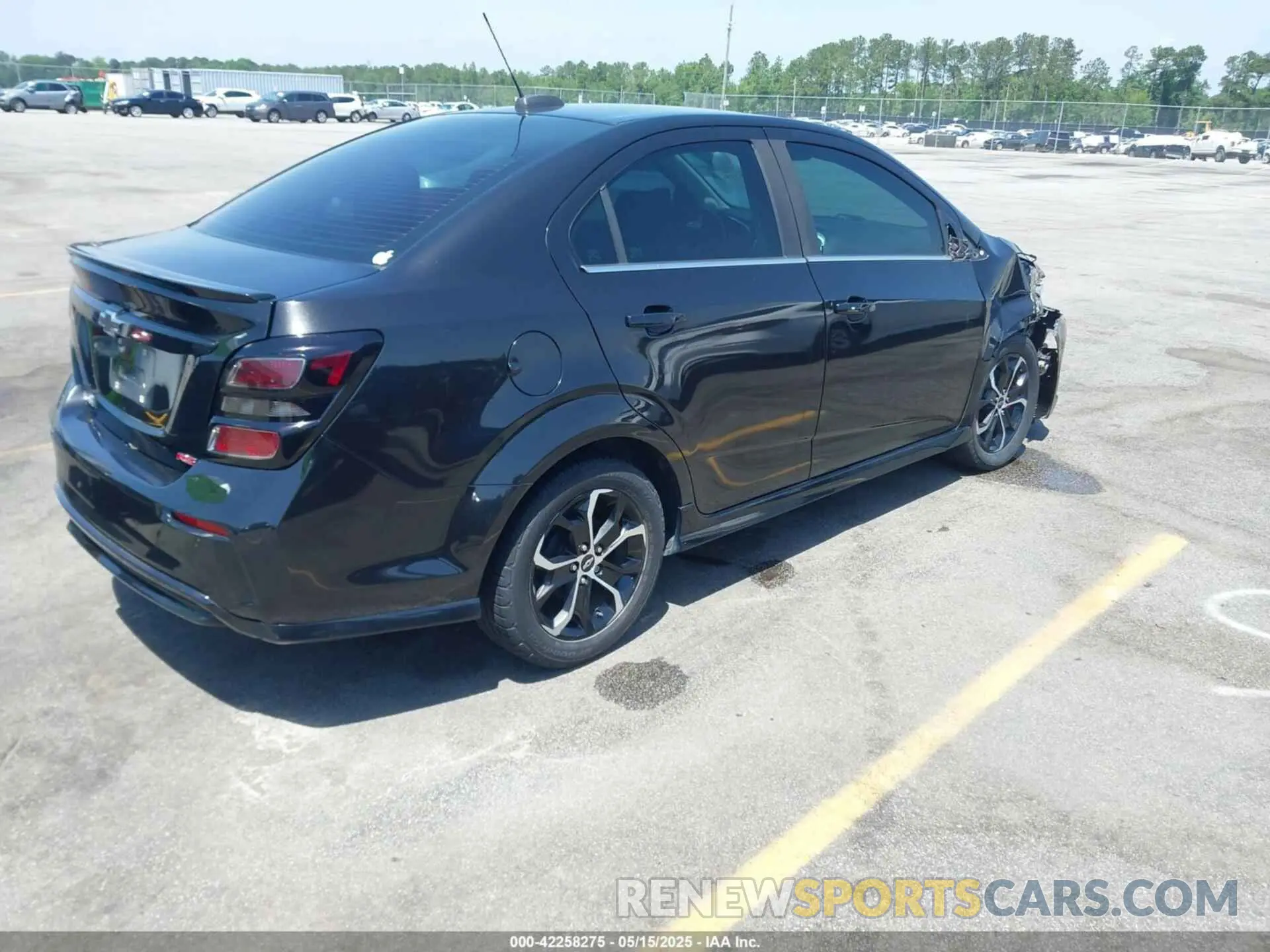 4 Photograph of a damaged car 1G1JD5SBXK4148018 CHEVROLET SONIC 2019