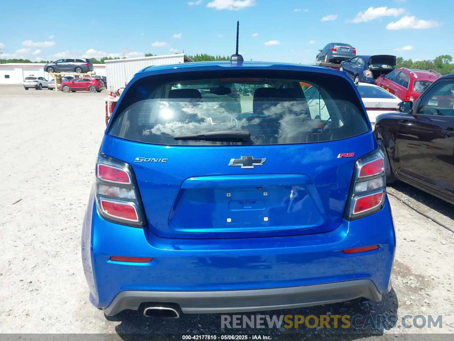 16 Photograph of a damaged car 1G1JD6SB0K4138765 CHEVROLET SONIC 2019